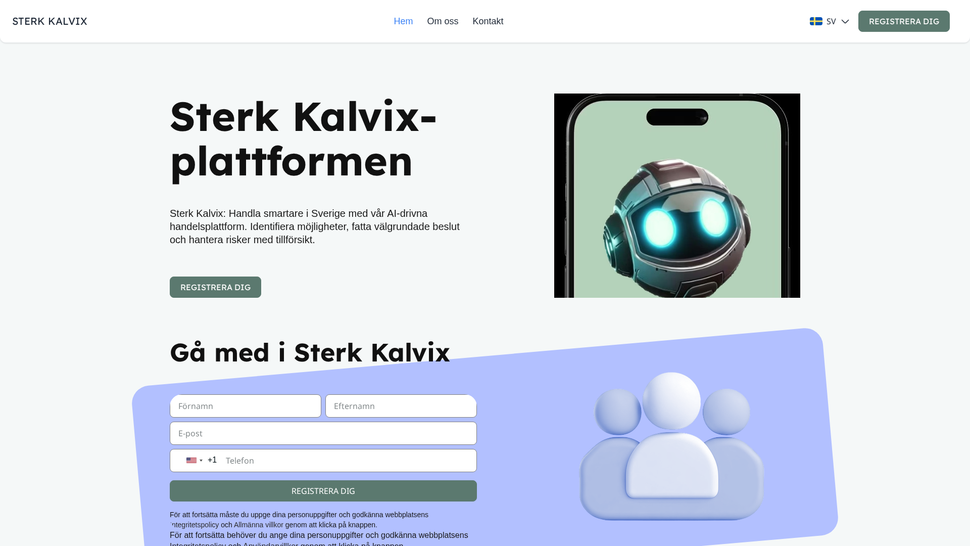 Screenshot of sterkkalvix-sv.live