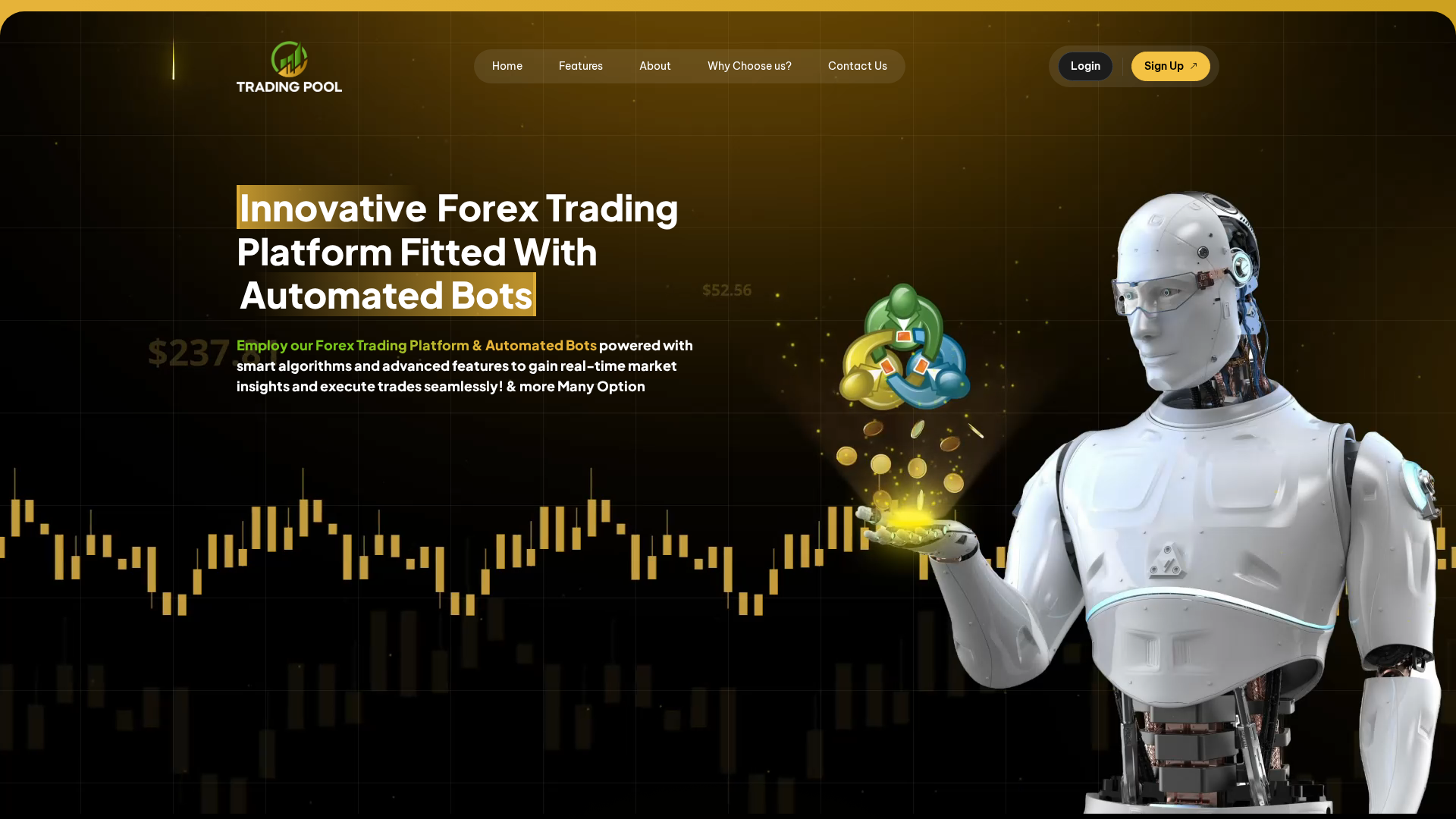 Screenshot of tradingpool.io