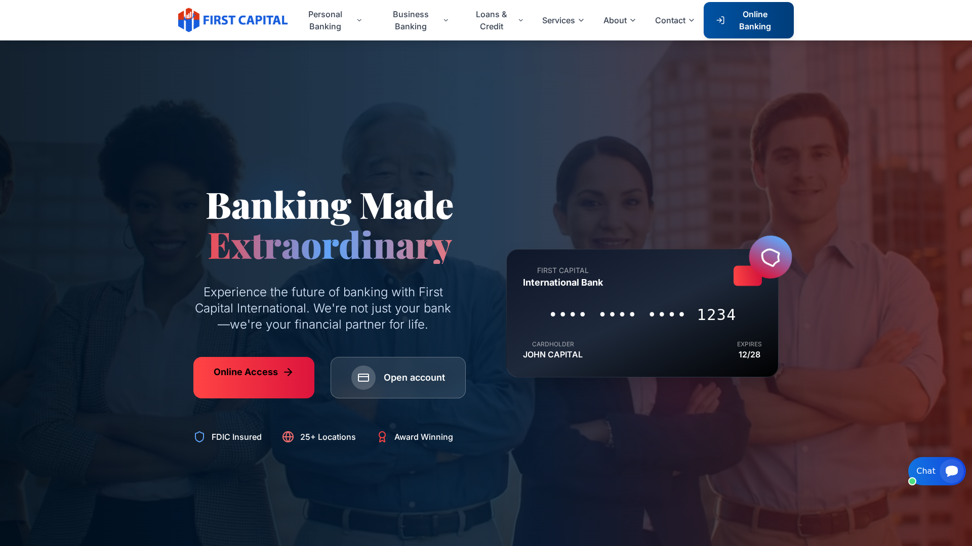 Screenshot of firstcapitalsint.com