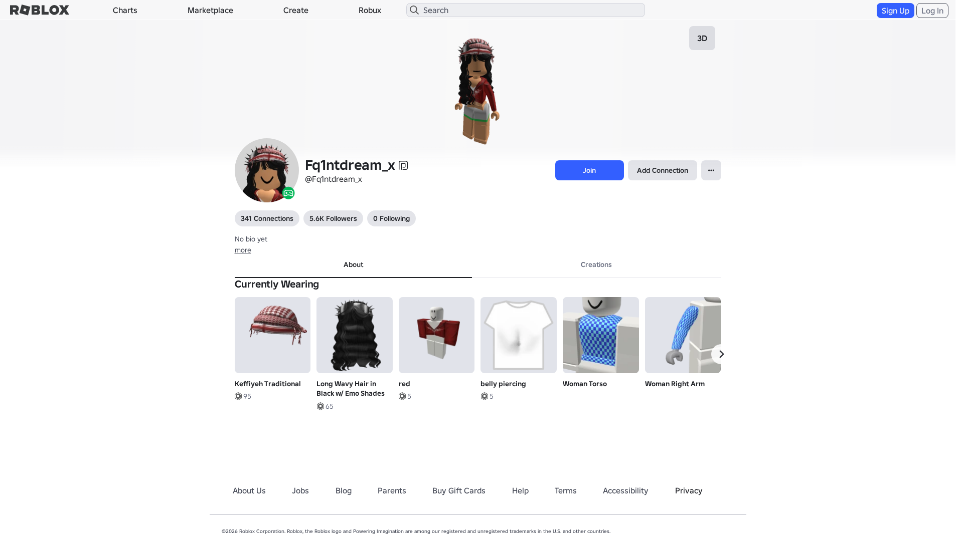 Screenshot of www.roblox.com.ml