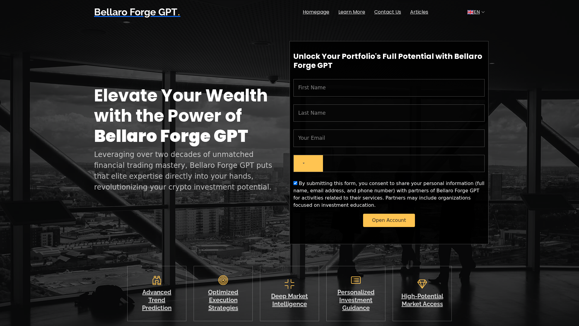 Screenshot of the-bellaroforgegpt.org