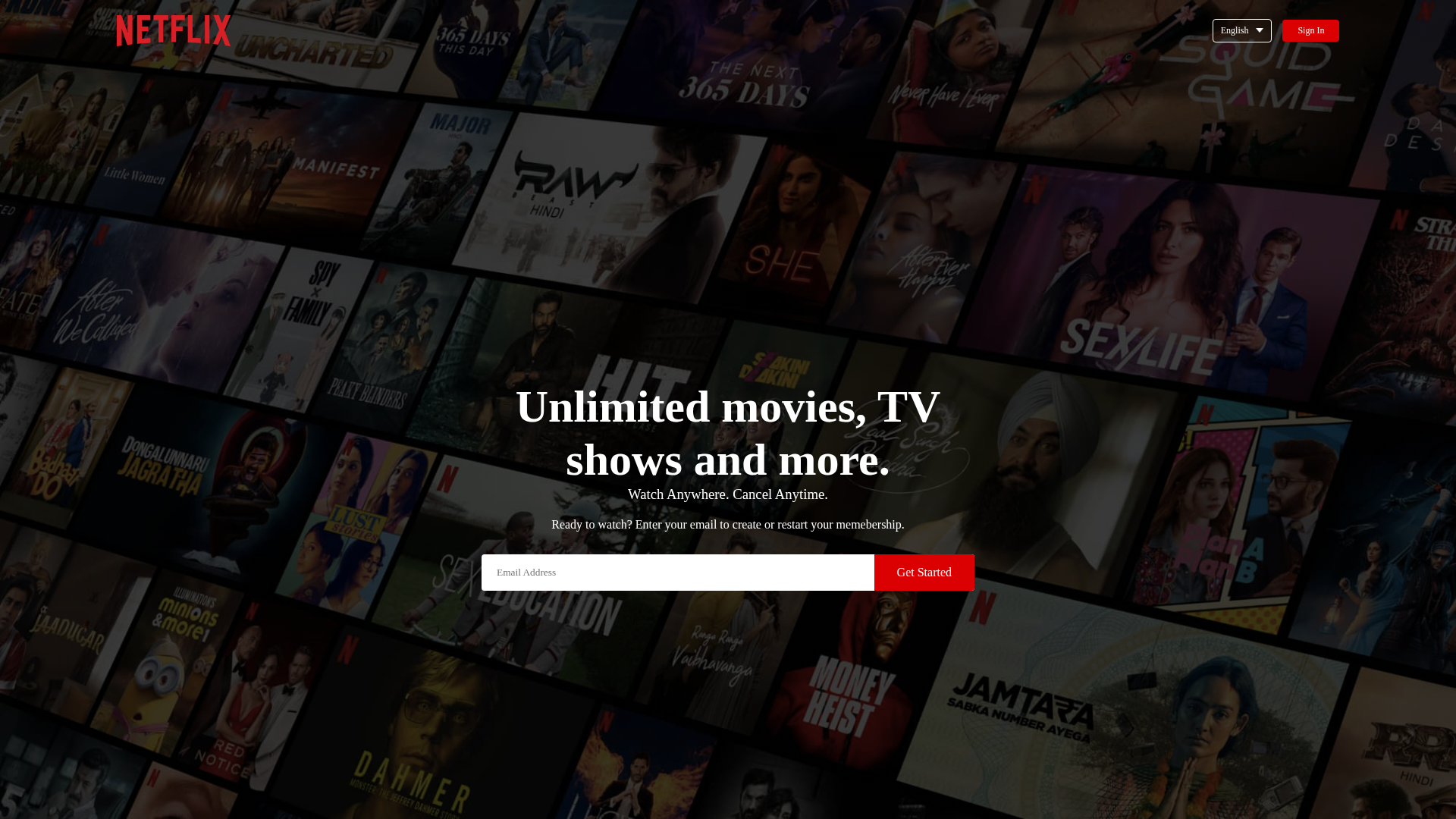 Screenshot of netflix-clone-zeta-nine.vercel.app