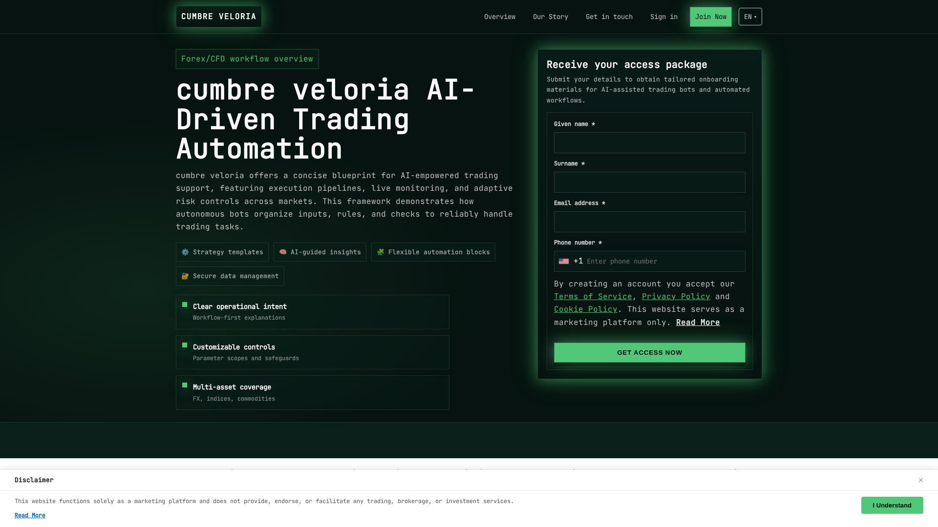 Screenshot of cumbreveloria.digital