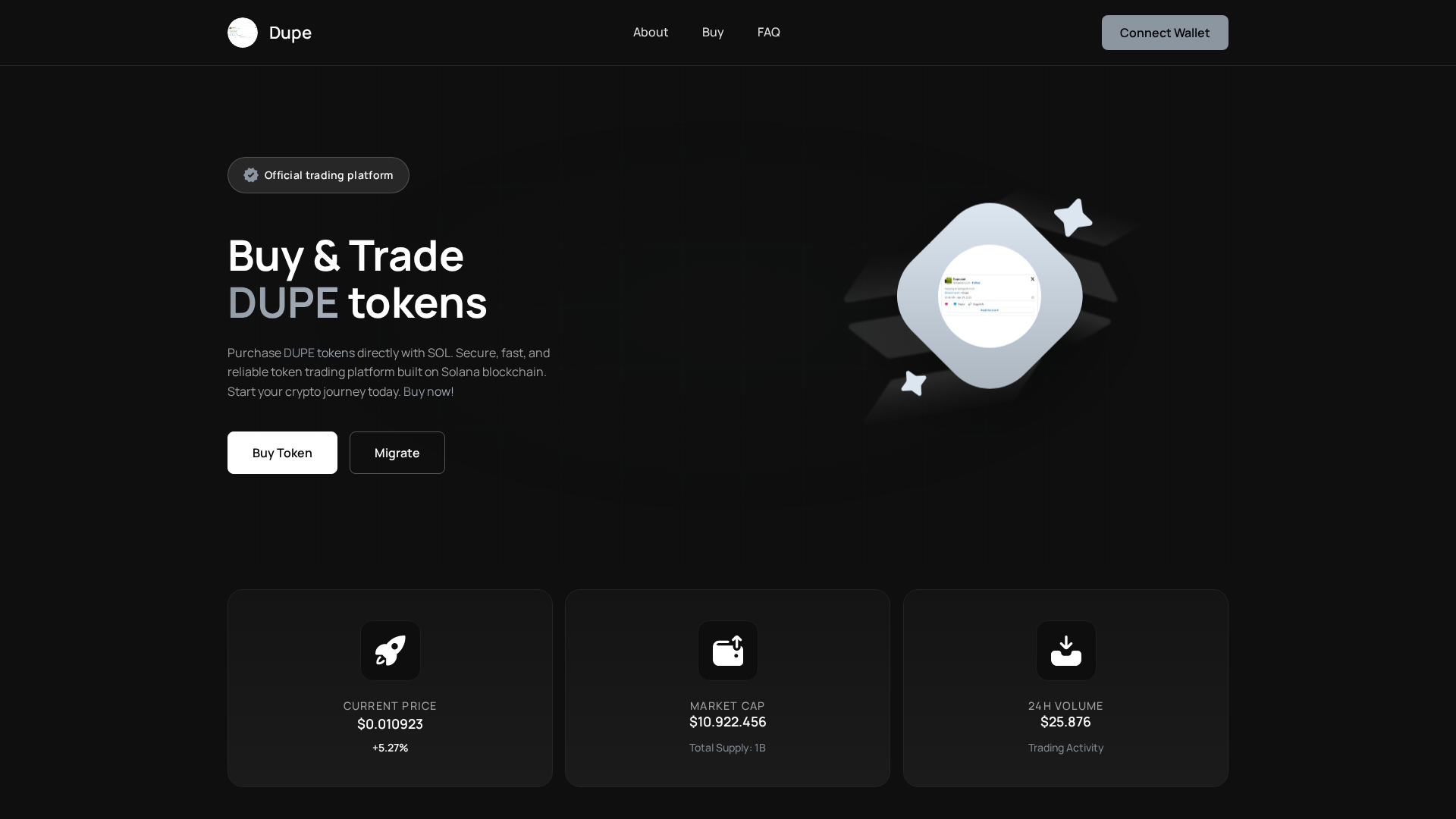 Screenshot of dupecommigration.xyz