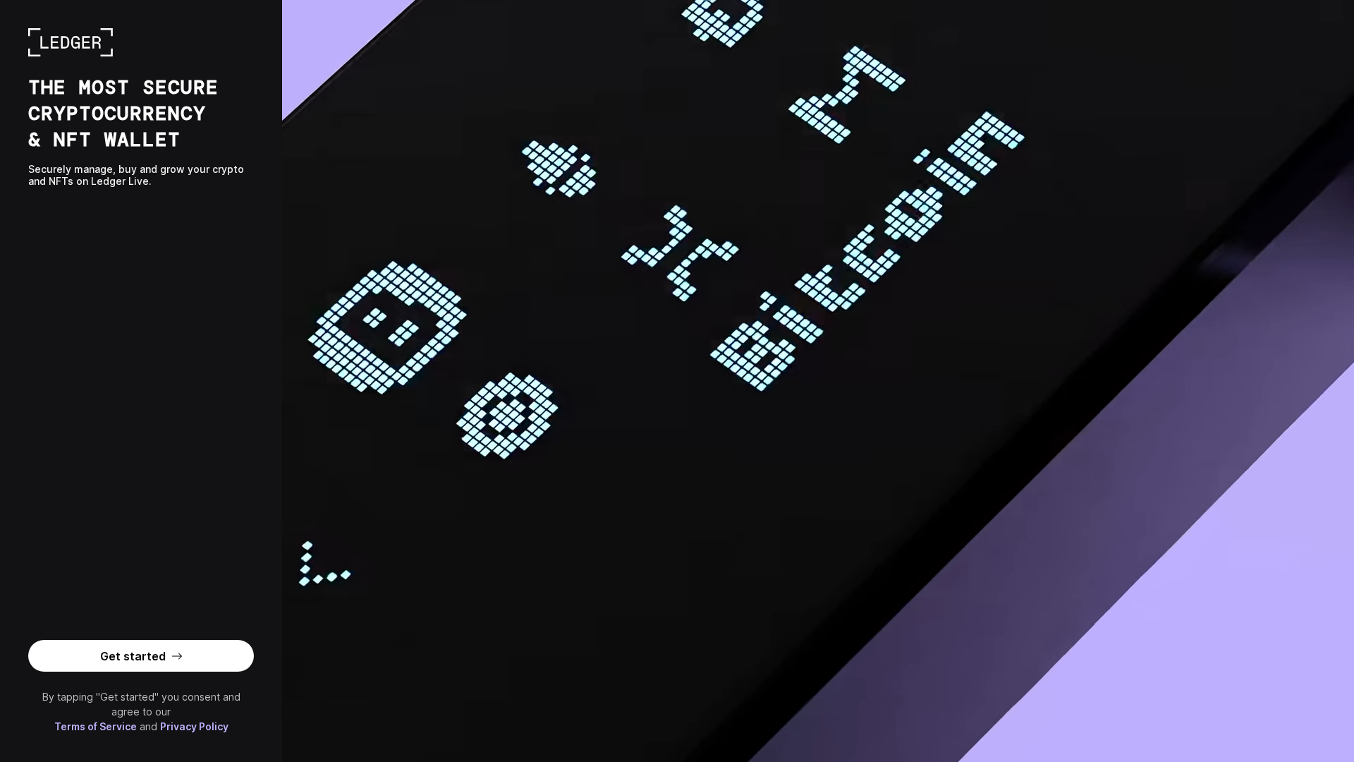Screenshot of ledger-securedevice.com