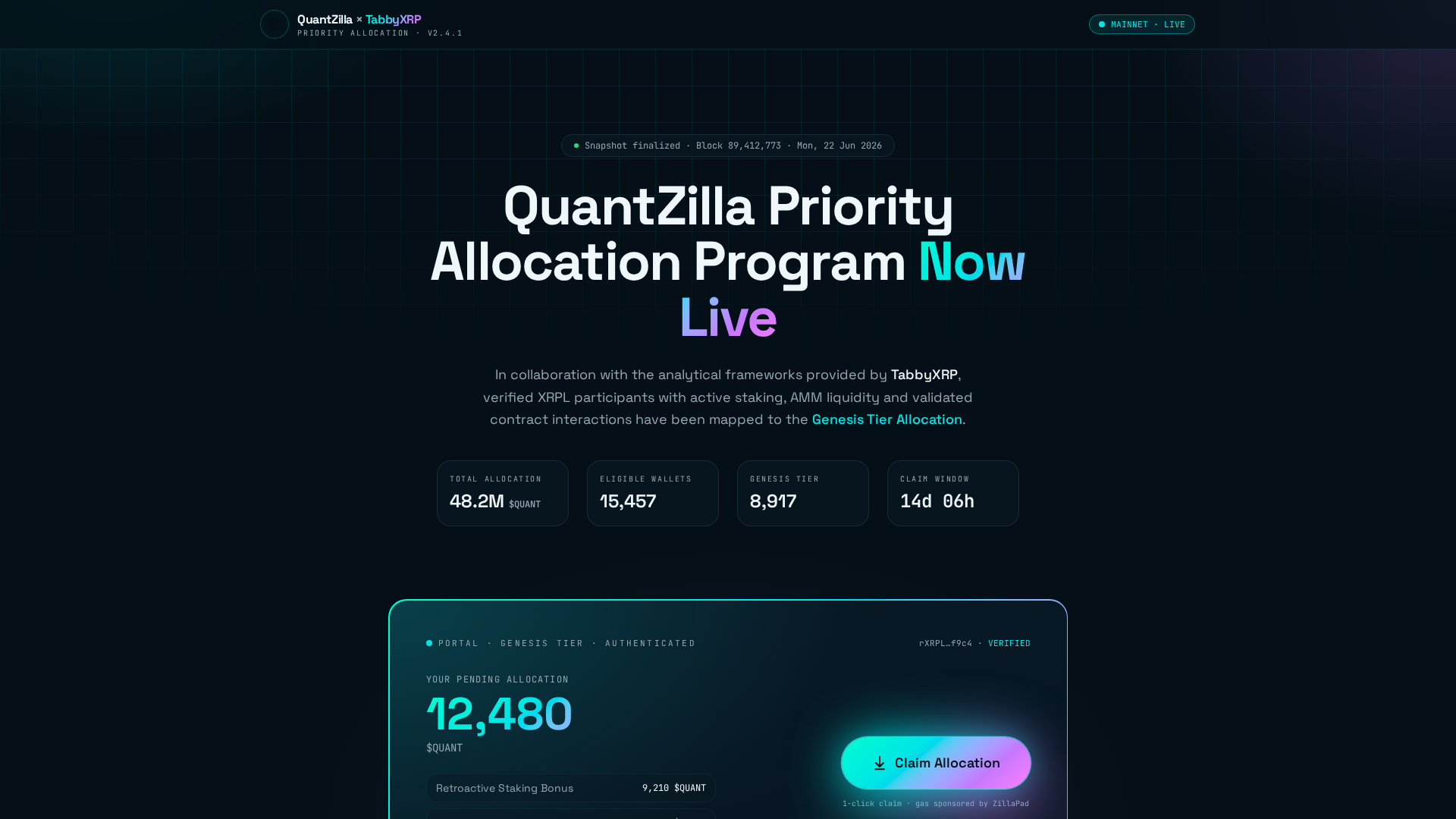 Screenshot of quantzillatabby-allocations.com