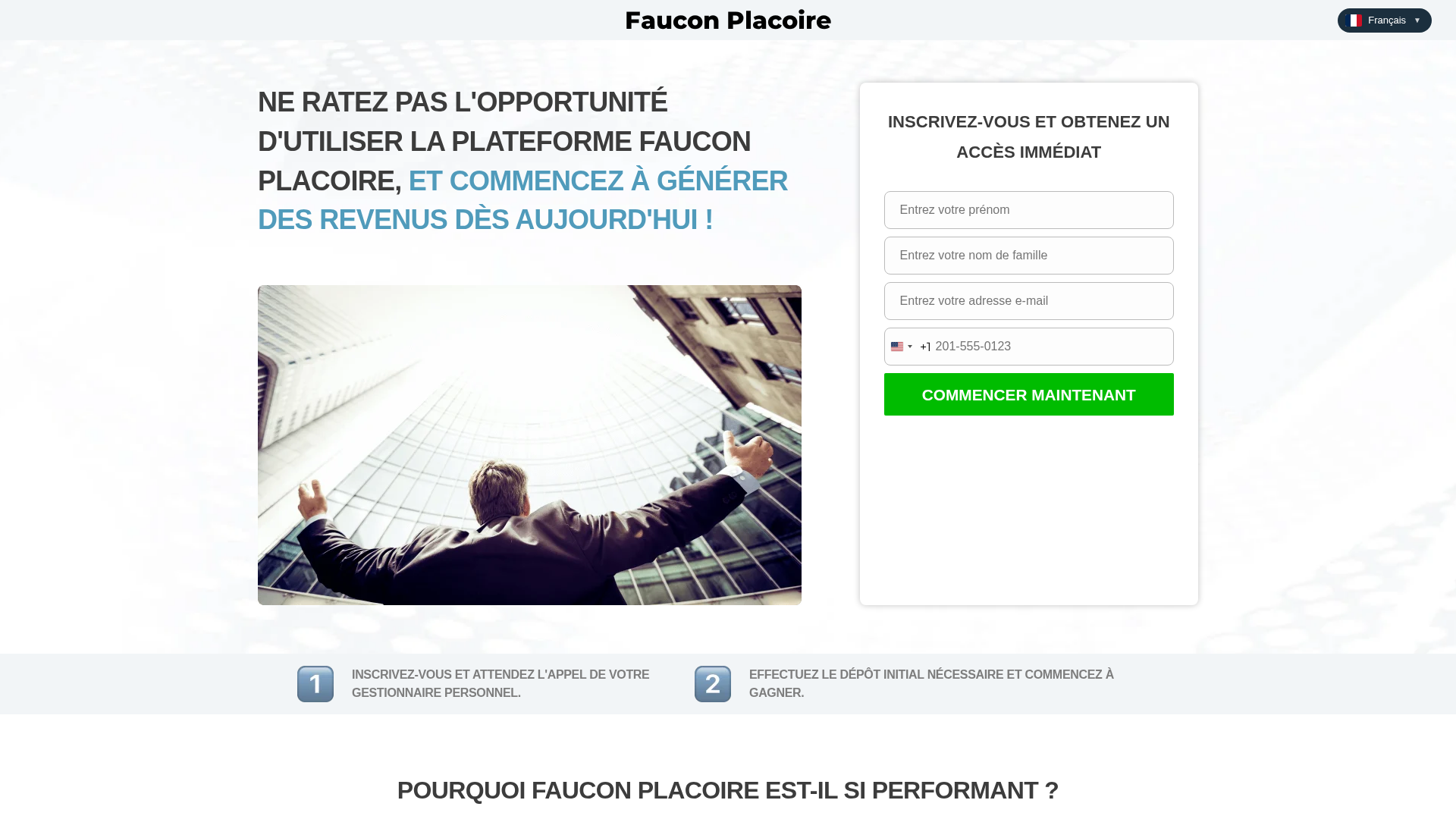 Screenshot of fauconplacoire-fr.live