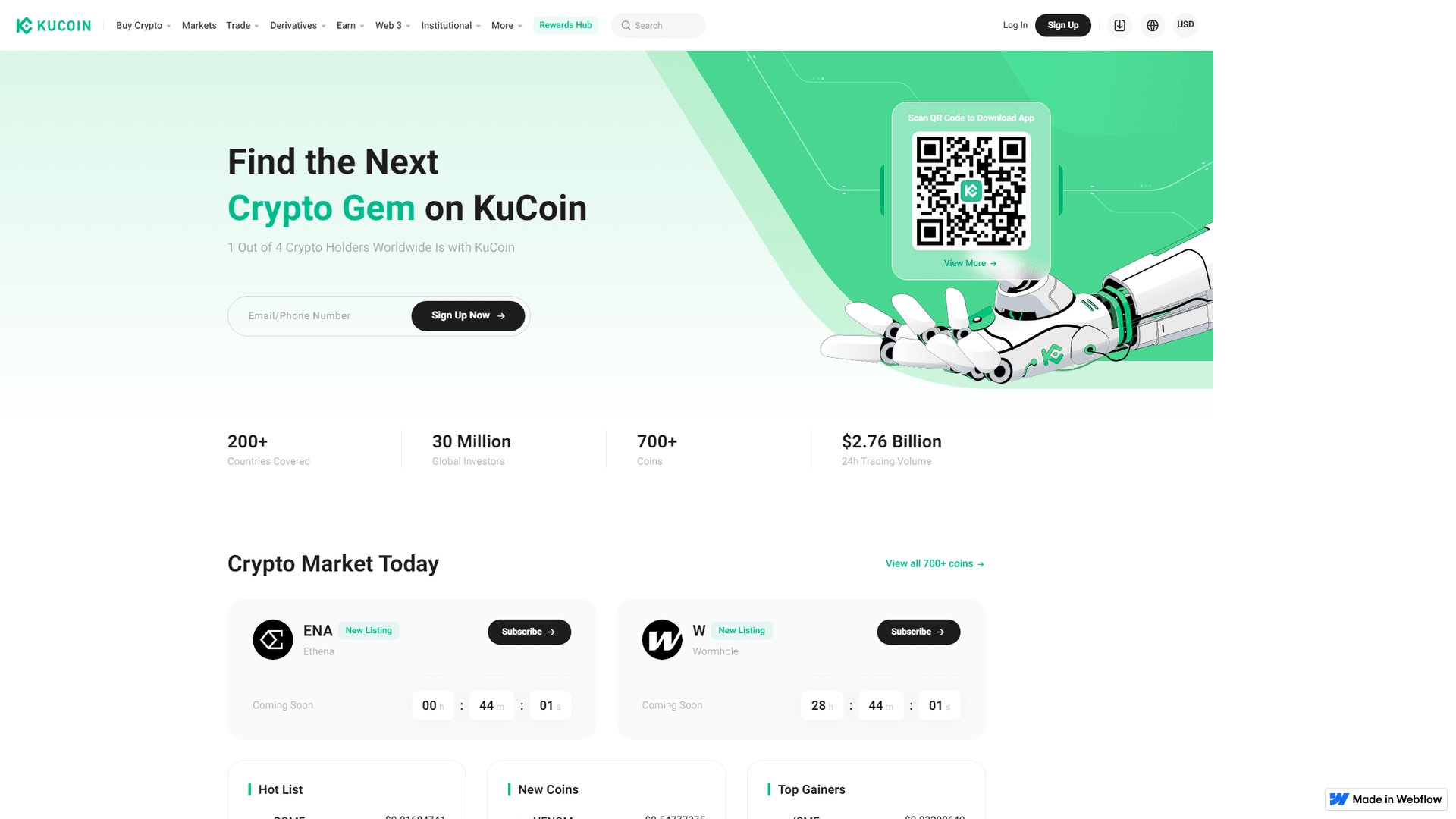 Screenshot of auth-kucon-help-sso.webflow.io