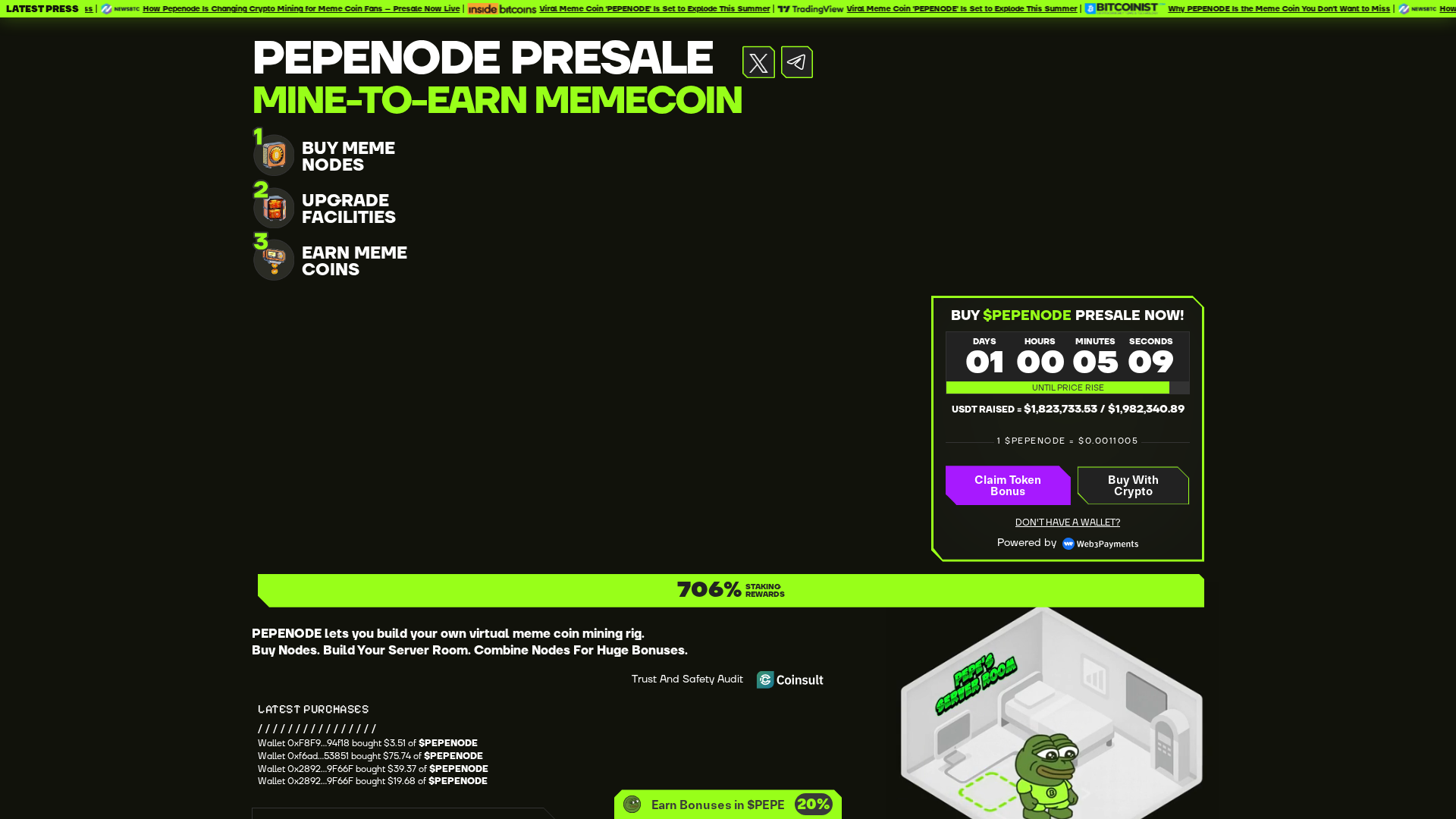 Screenshot of pepeenode-io.pages.dev