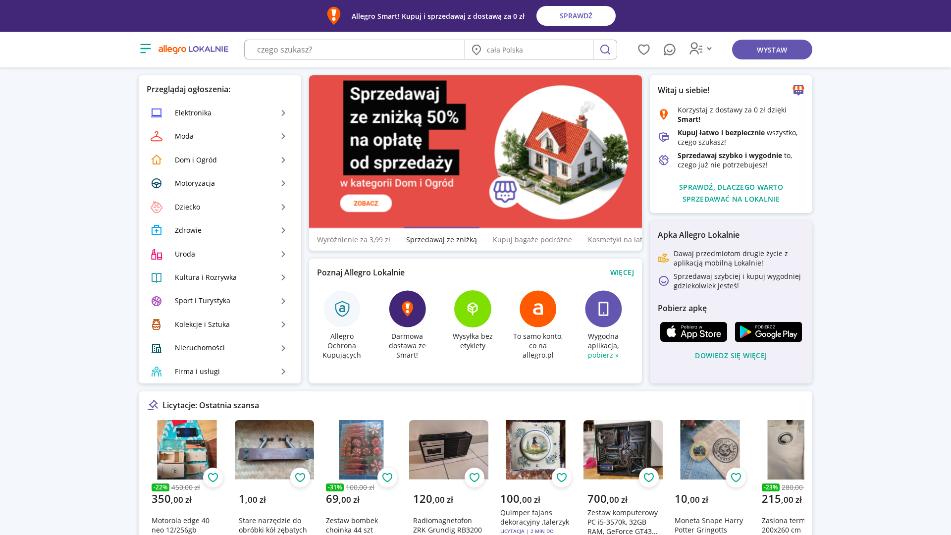Screenshot of allegrolokalnie.lokalna-ofeta7255528.shop