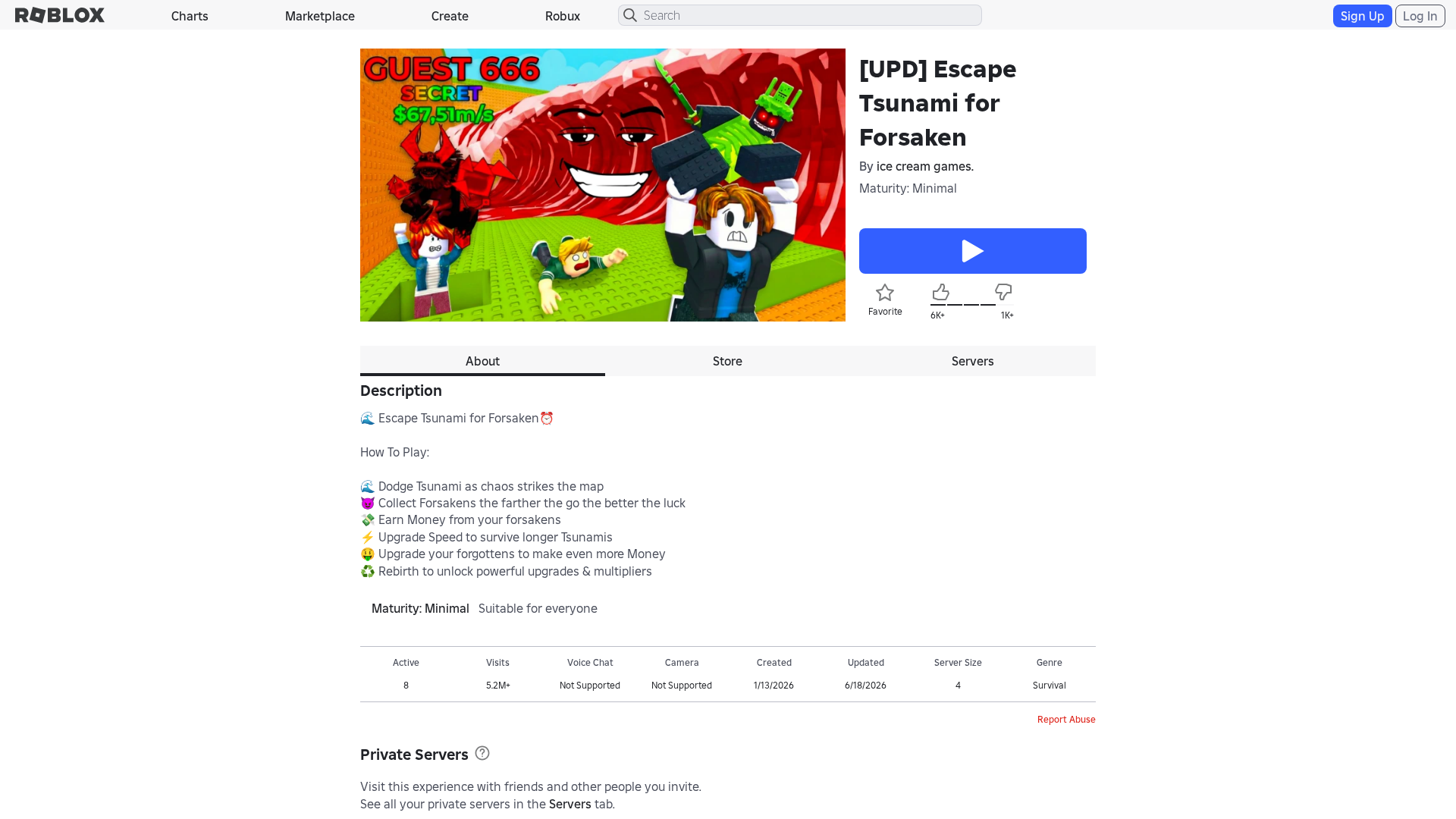 Screenshot of www.roblox.com.gr