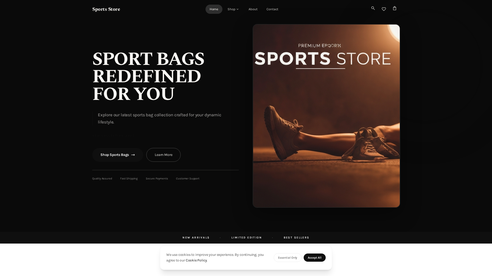 Screenshot of phase1-sports.com