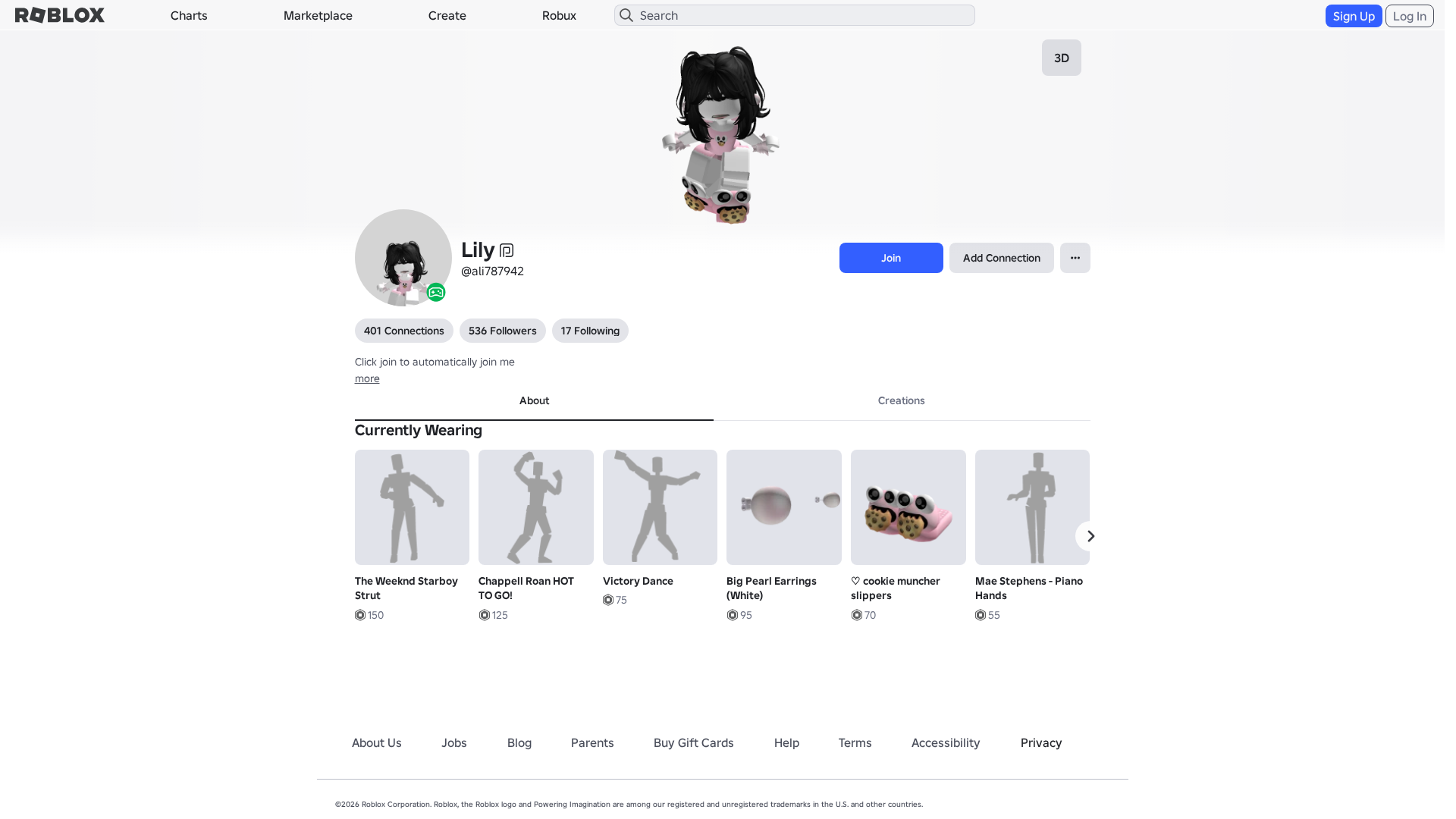 Screenshot of www.roblox.com.ml