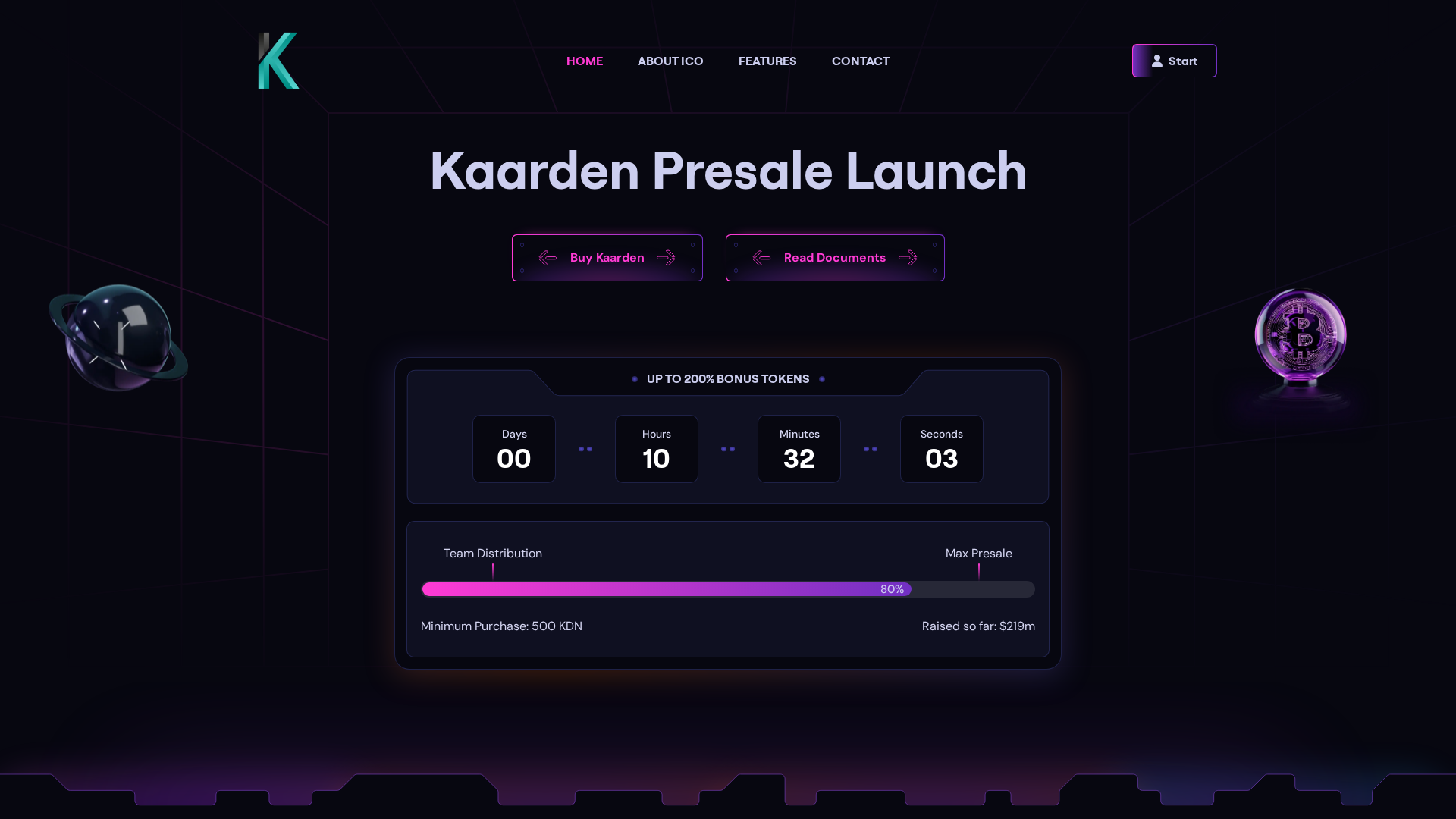 Screenshot of kaarden.org