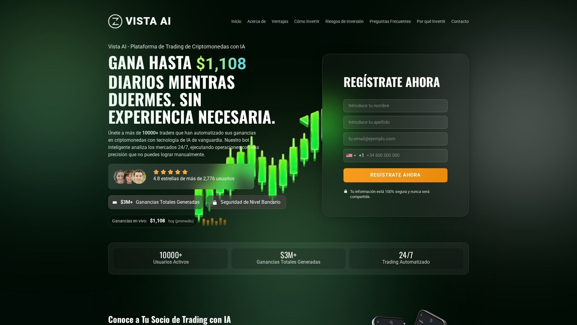 Screenshot of vistaai.net