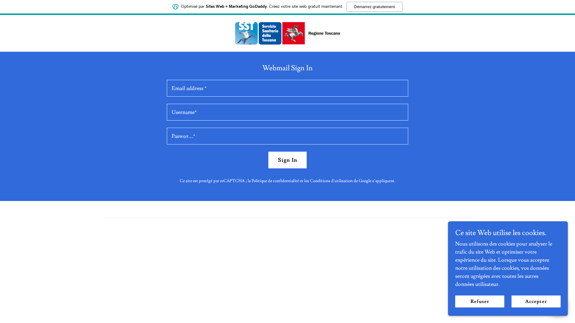 Screenshot of site-o6e534n6o.godaddysites.com