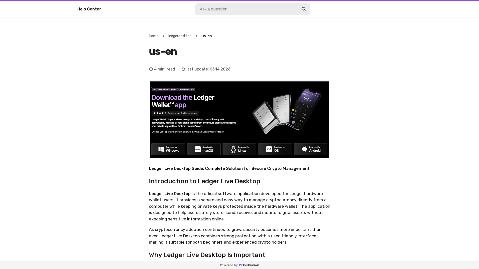 Screenshot of home-desktop.kb.help