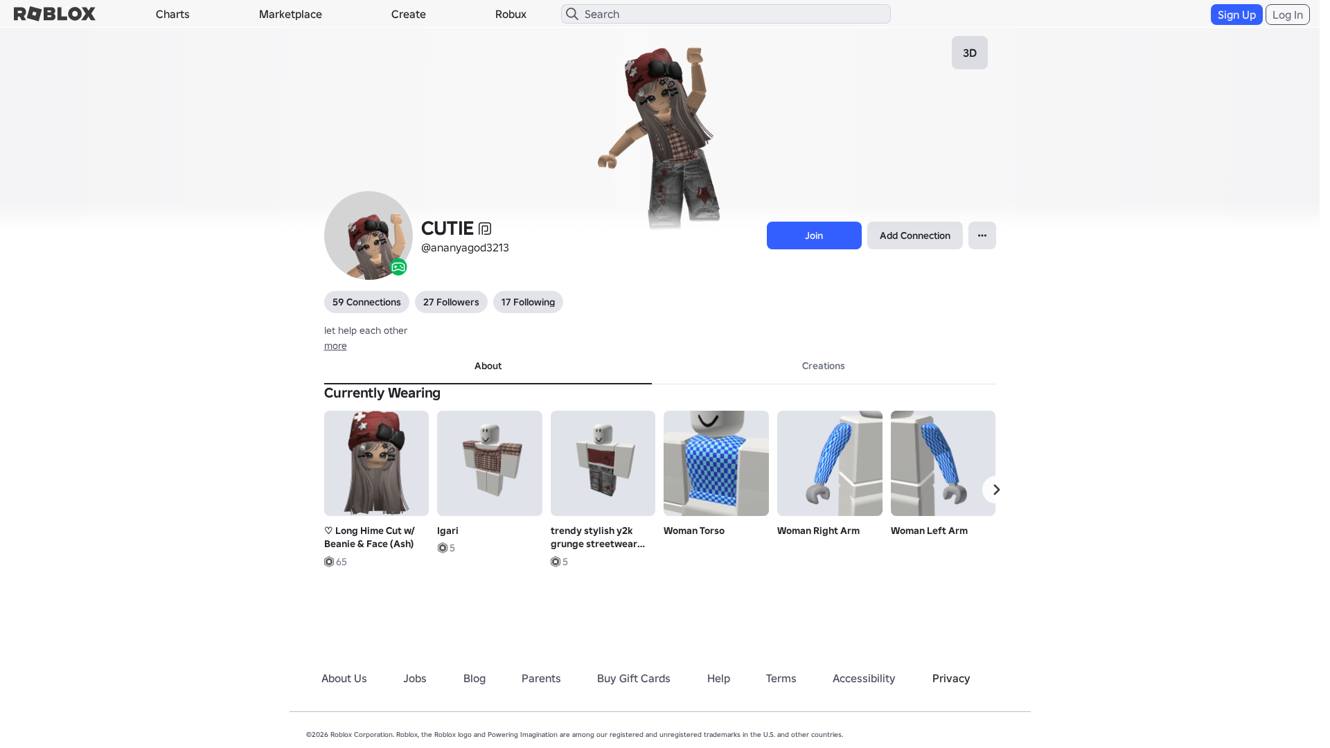 Screenshot of www.roblox.com.ml