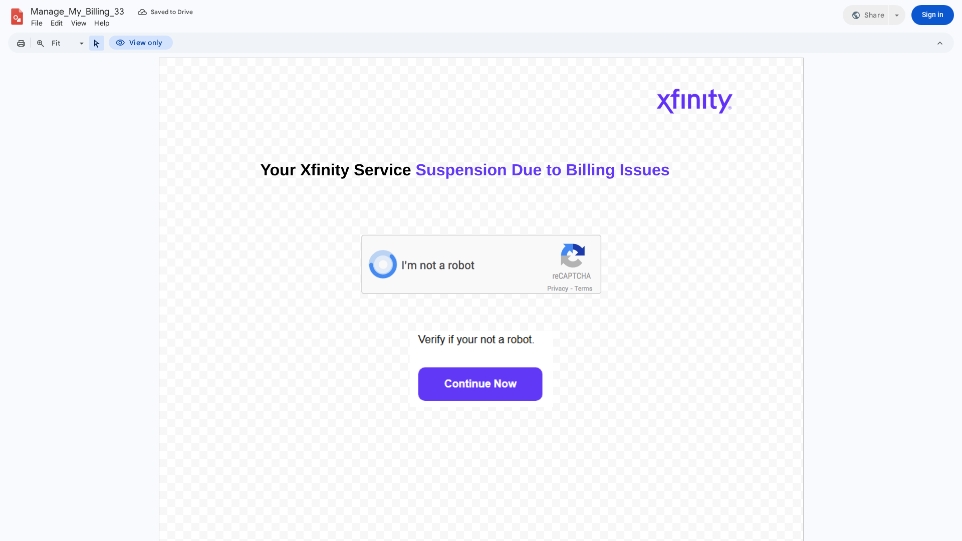 Screenshot of docs.google.com