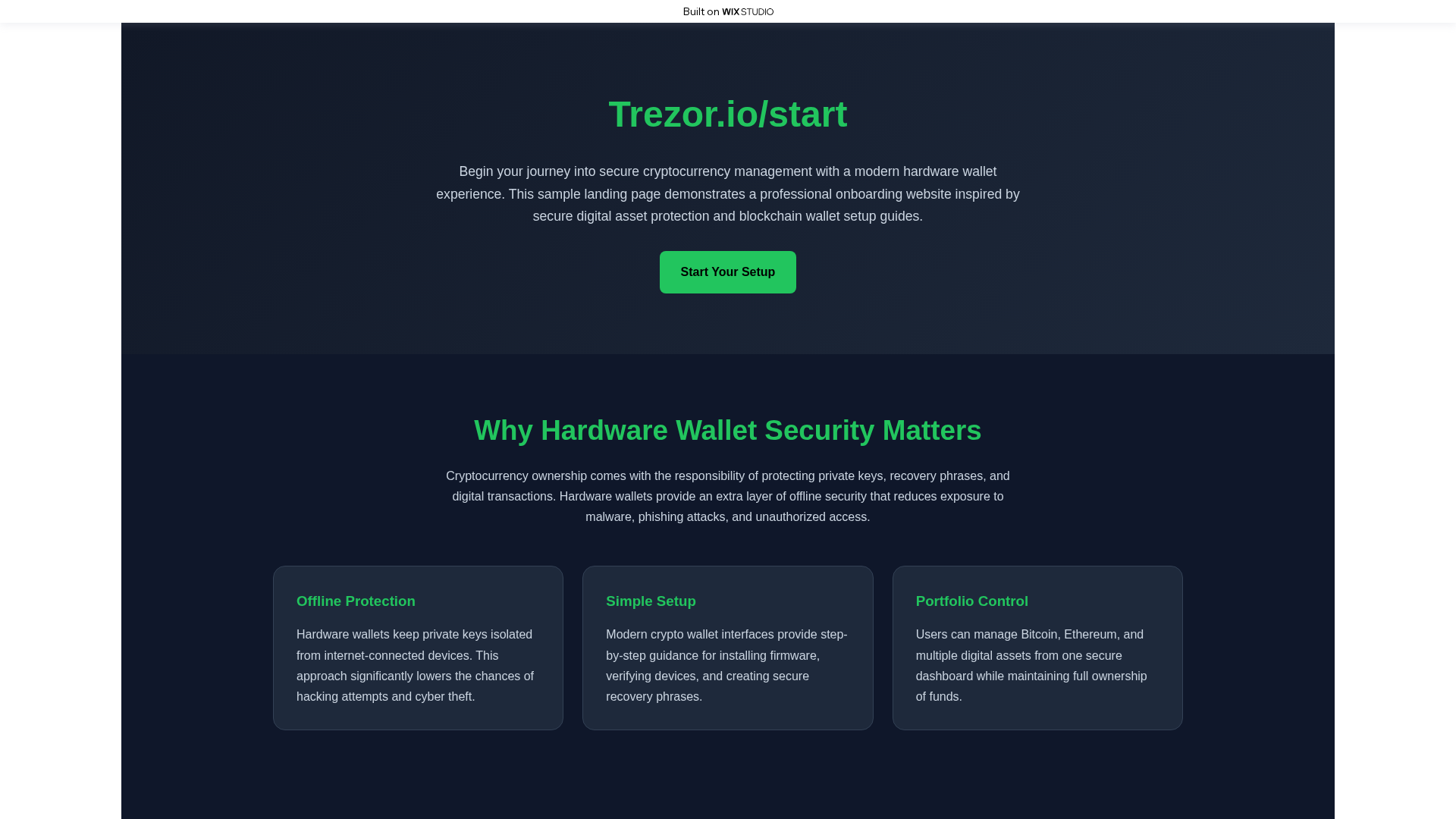 Screenshot of iostarts-apps-trexio.wixstudio.com