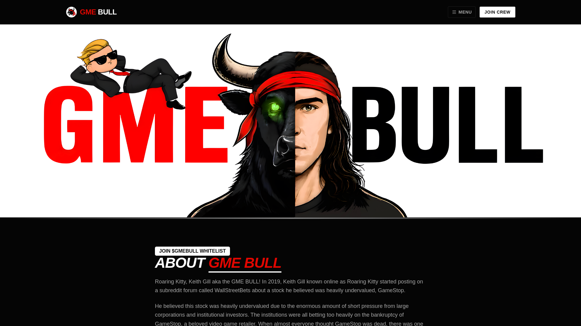 Screenshot of gmebull.info