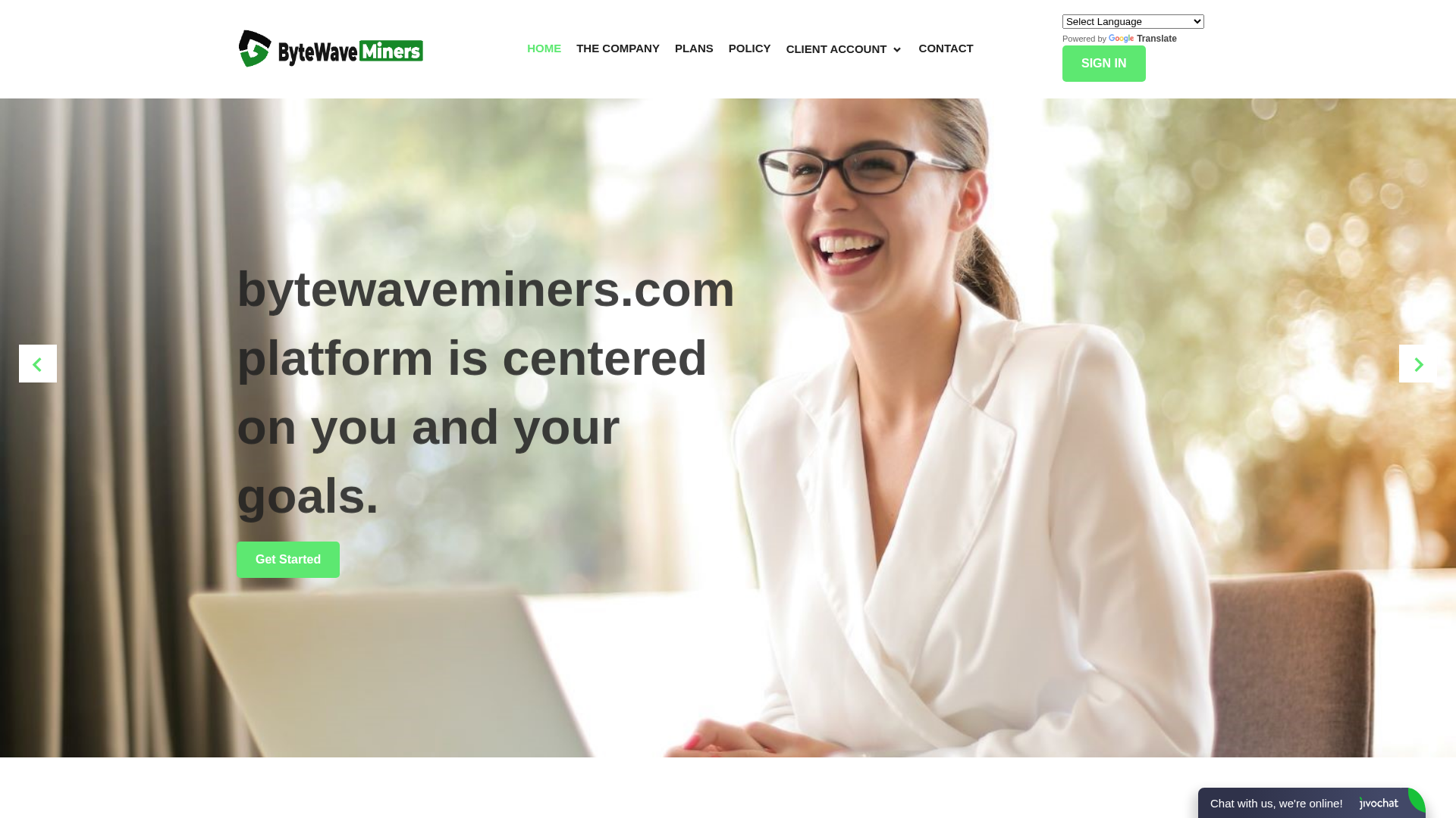 Screenshot of bytewaveminers.com