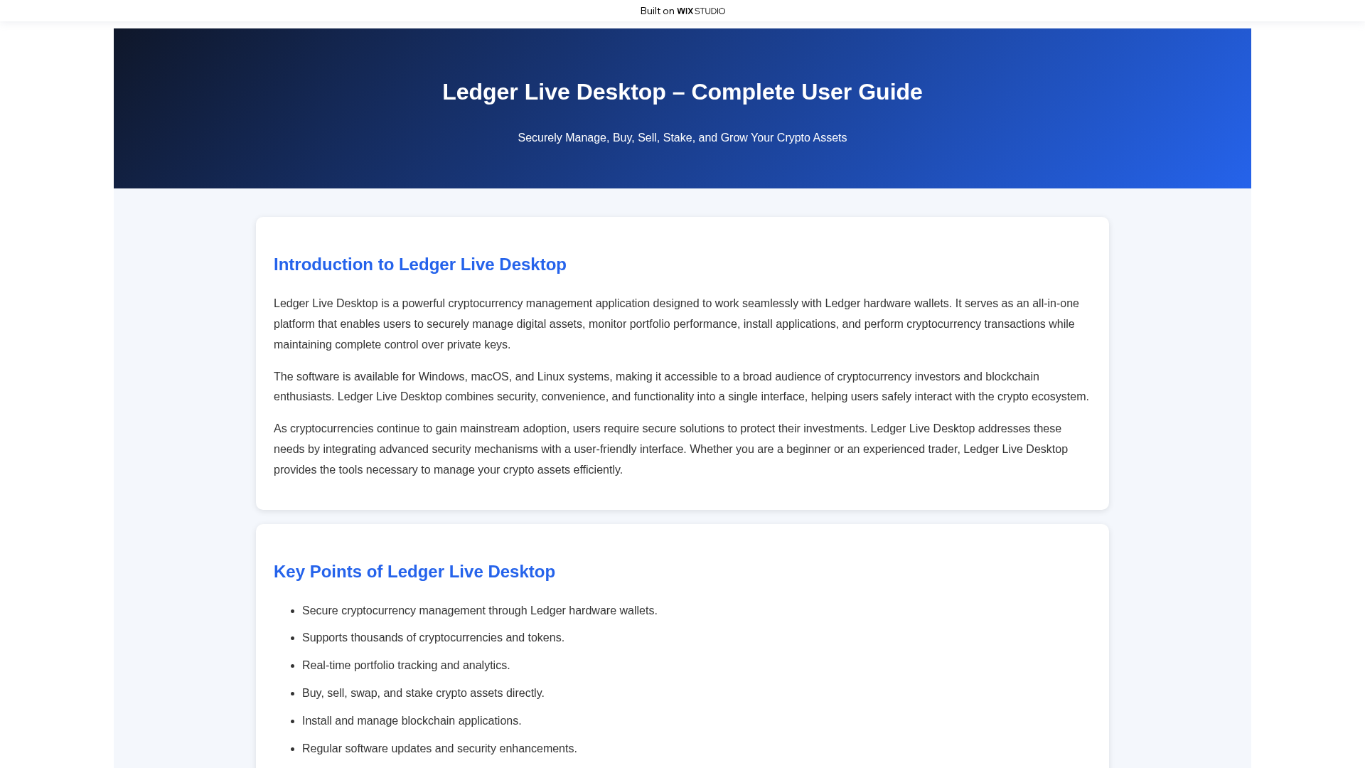 Screenshot of getlive-dsktop.wixstudio.com