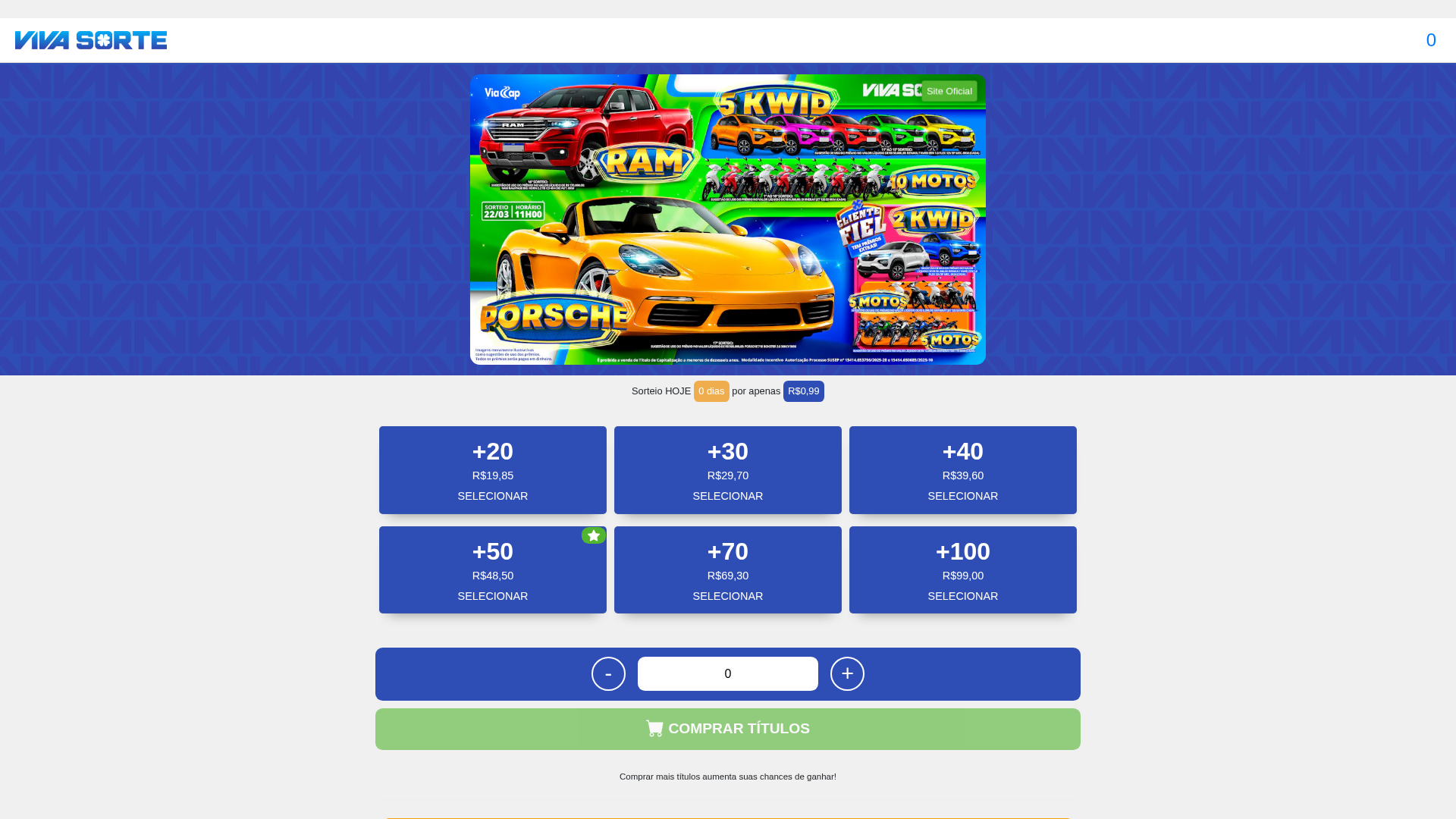 Screenshot of viva-suasorte.github.io