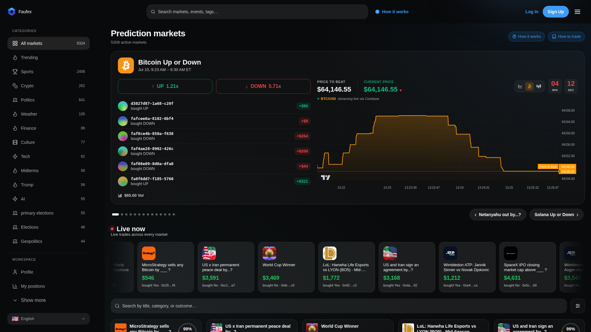 Screenshot of faufex.com