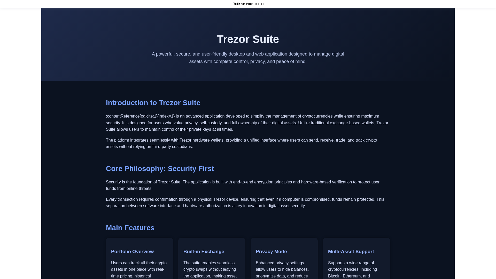 Screenshot of authsuite-global.wixstudio.com