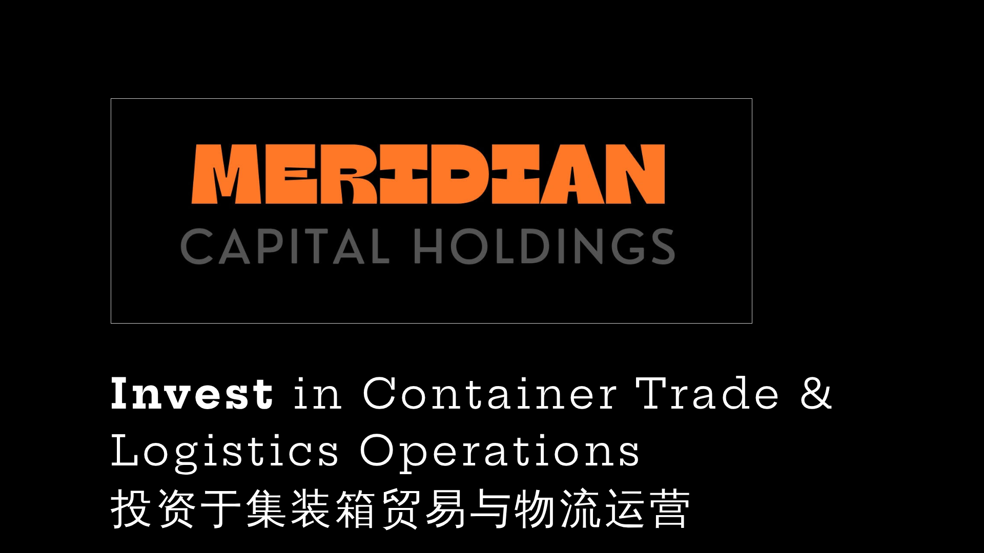 Screenshot of meridiancapitalholdings.carrd.co