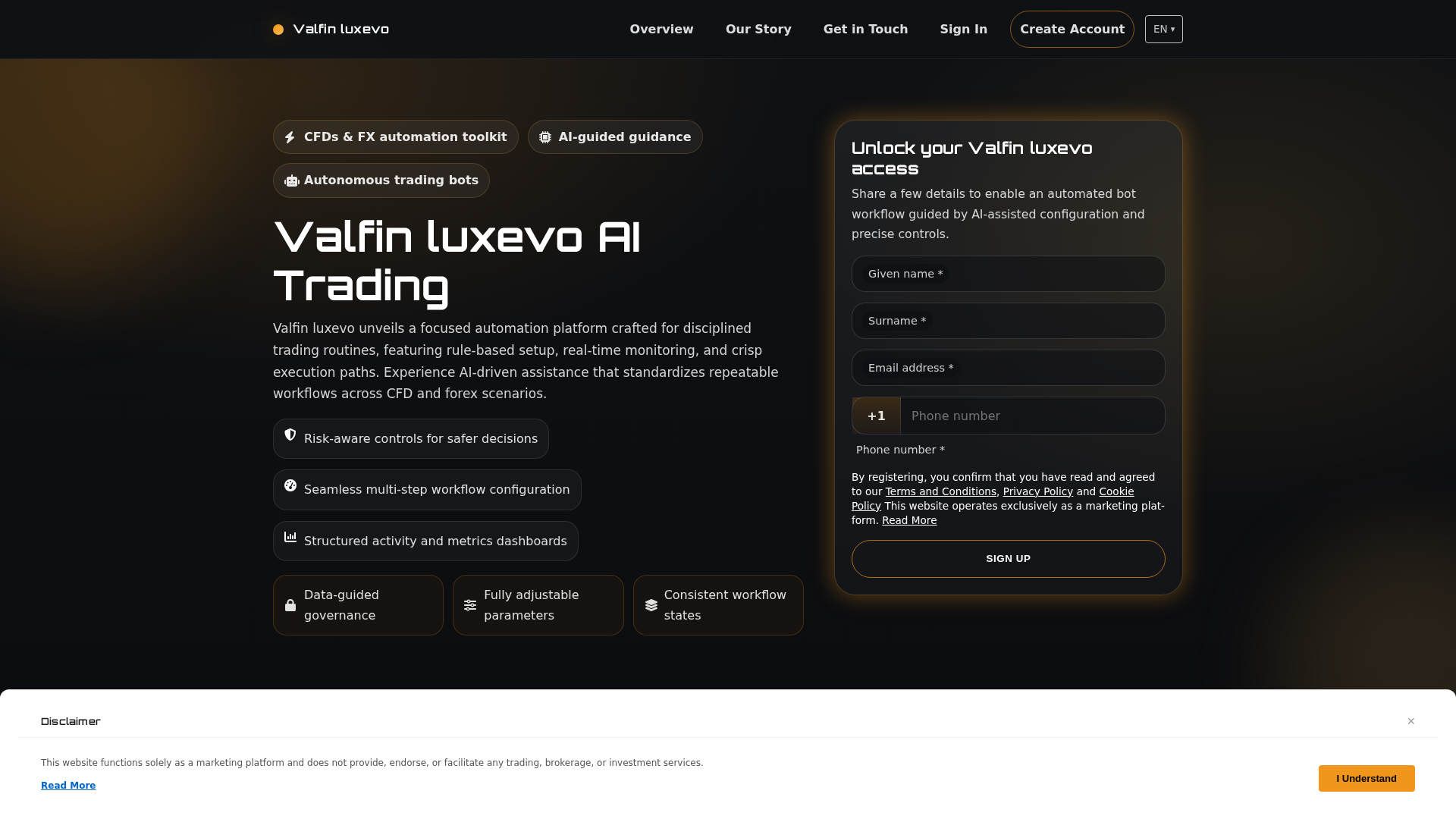 Screenshot of valfinluxevo.digital