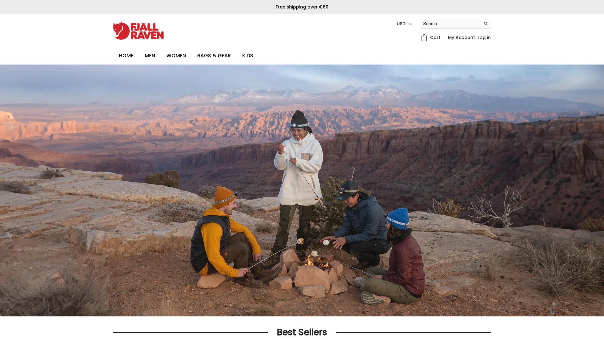 Screenshot of fjalltravelwear.shop
