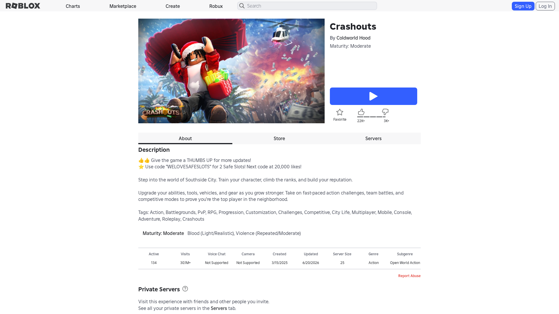 Screenshot of www.roblox.com.et