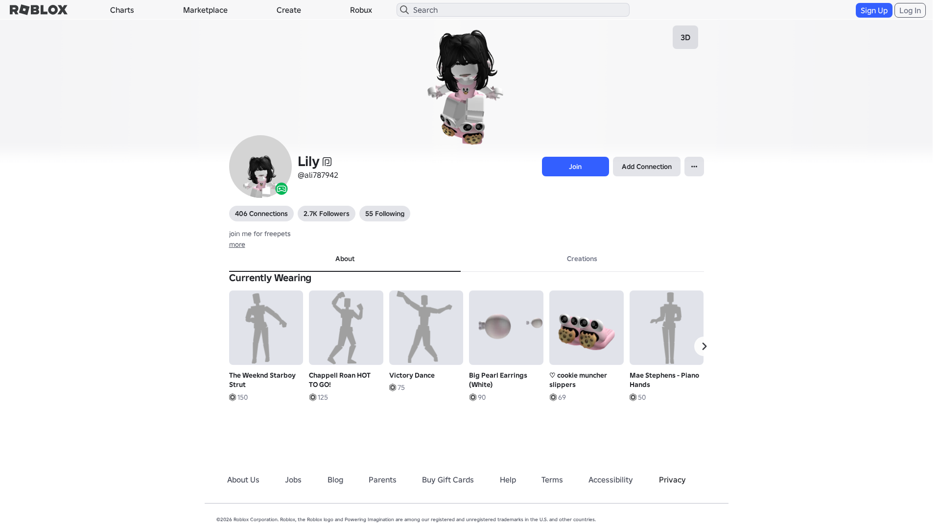 Screenshot of www.roblox.com.ml