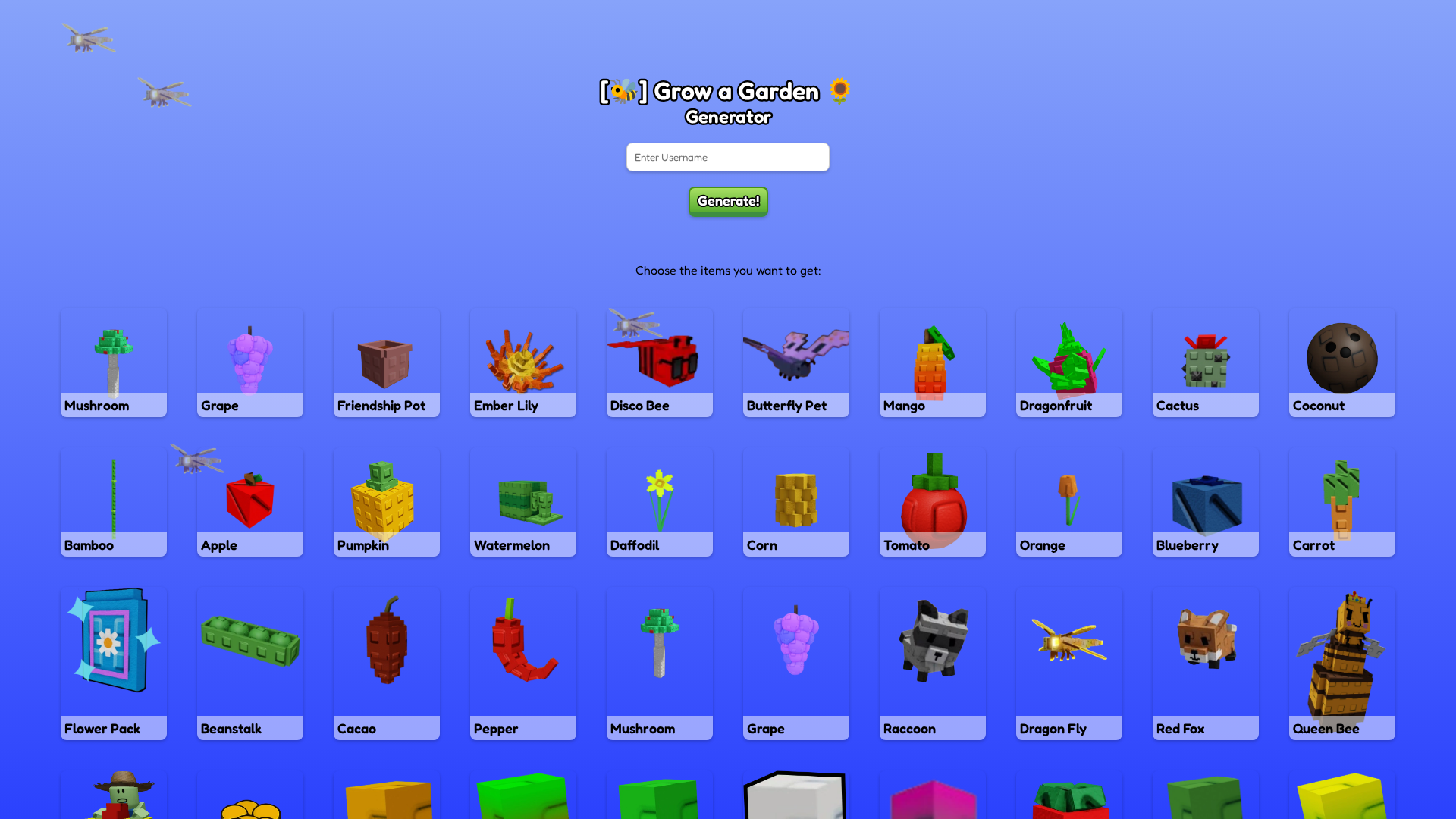 Screenshot of robloxgrowagarden.blogspot.com