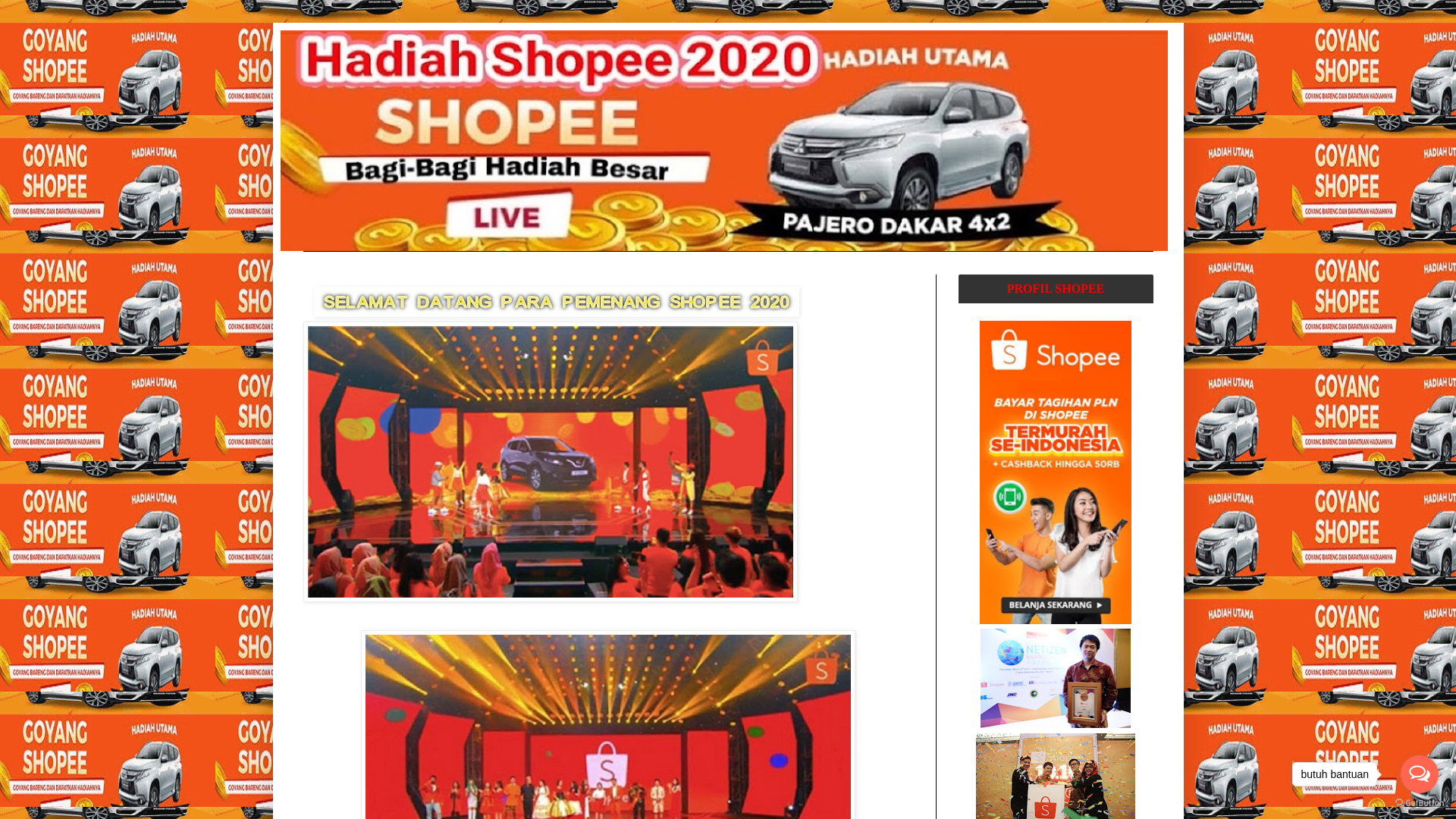 Screenshot of www.shopeeid101.blogspot.com