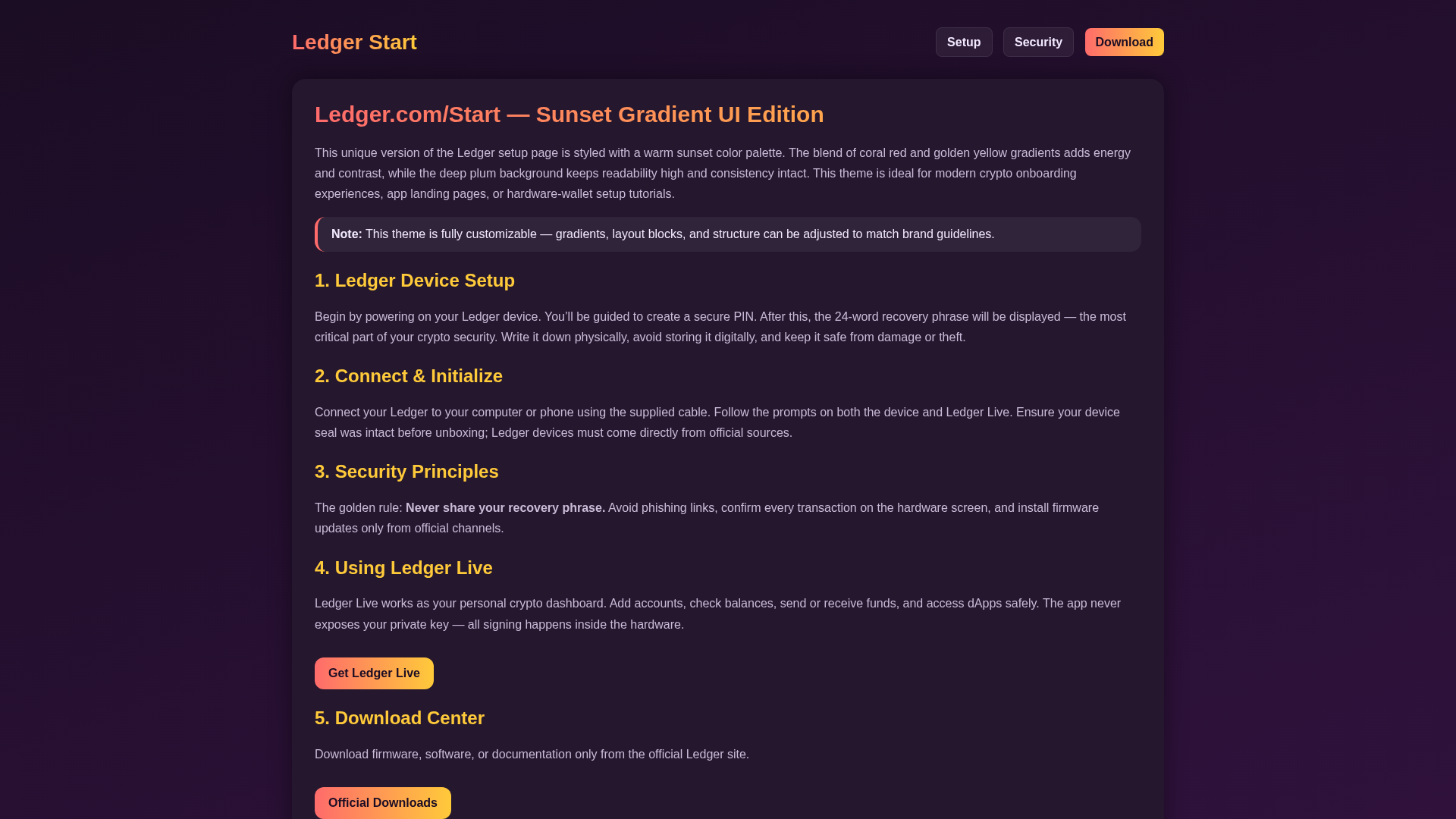 Screenshot of us-ledgerstrt.wasmer.app