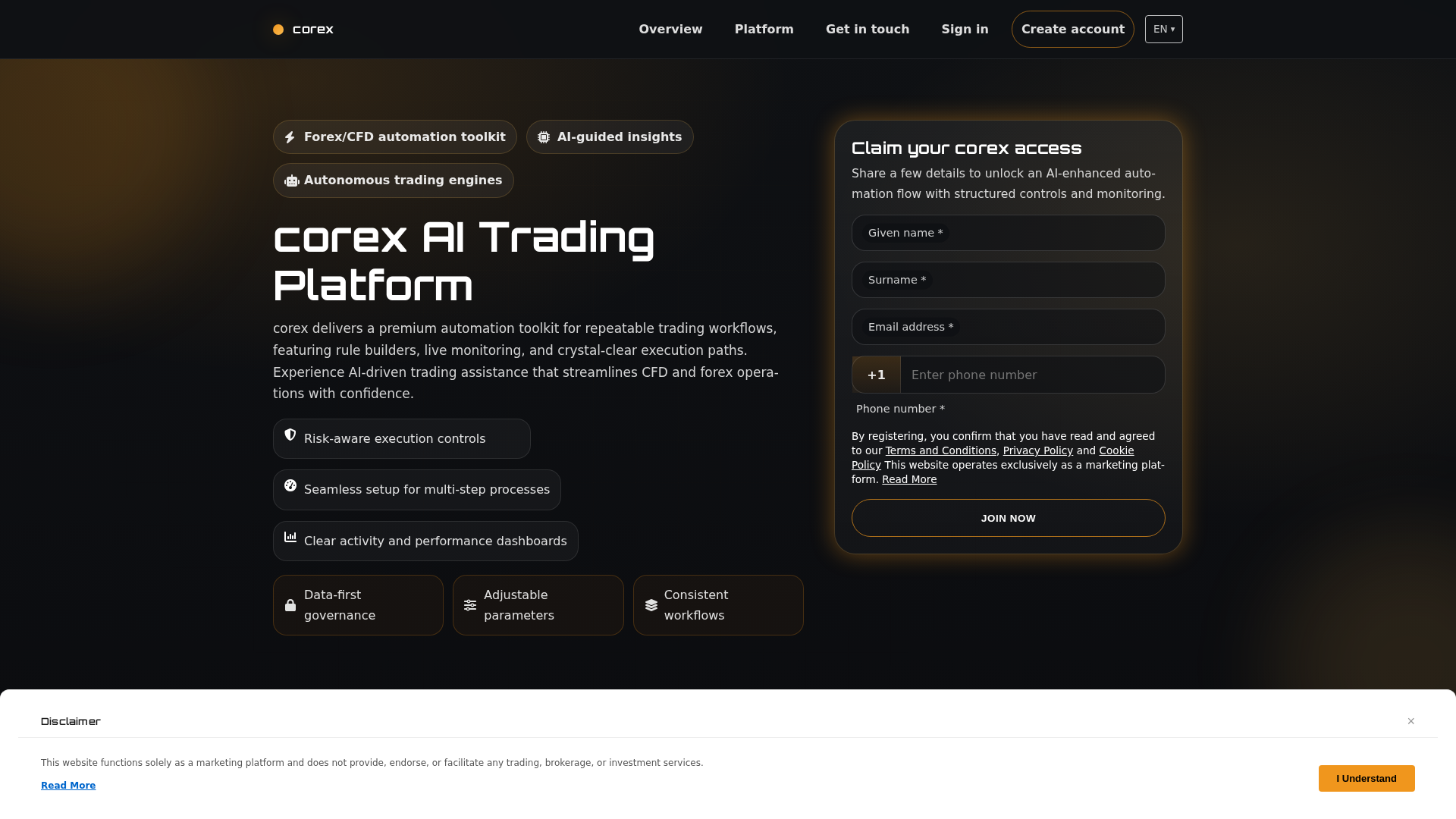 Screenshot of corexsoftware.pro