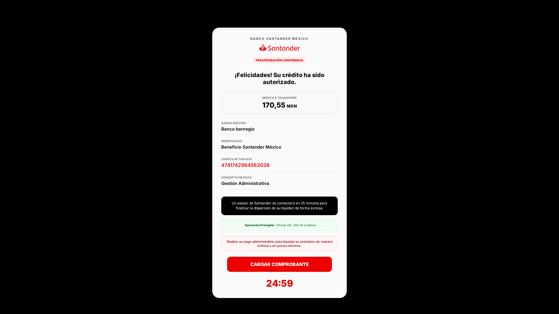 Screenshot of santanderenlinea.github.io