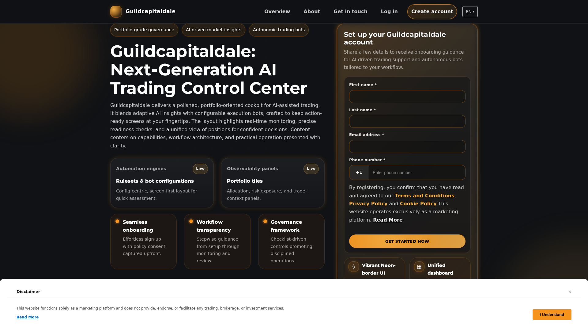 Screenshot of guildcapitaldale.shop