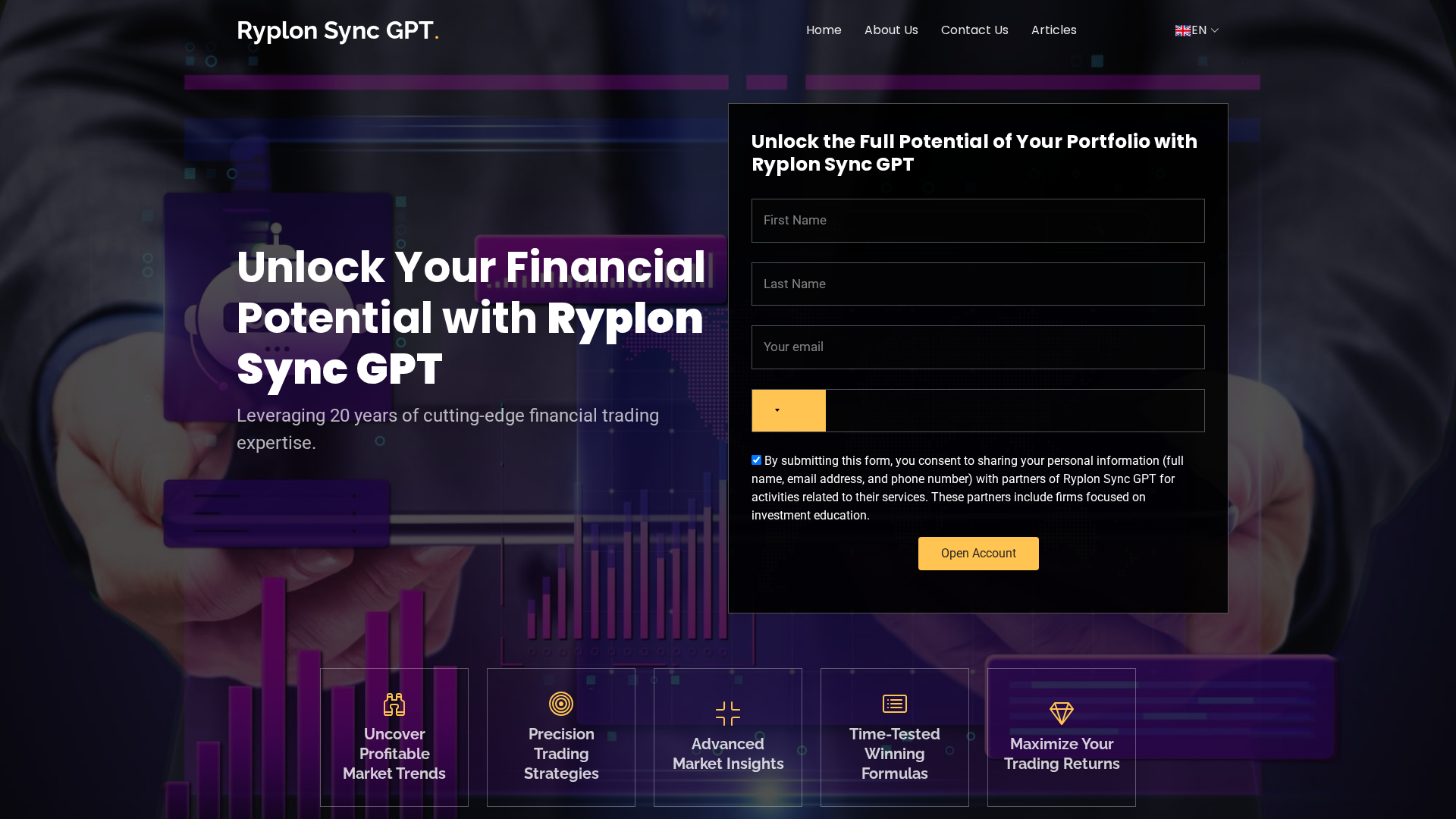 Screenshot of ryplonsyncgpt.com