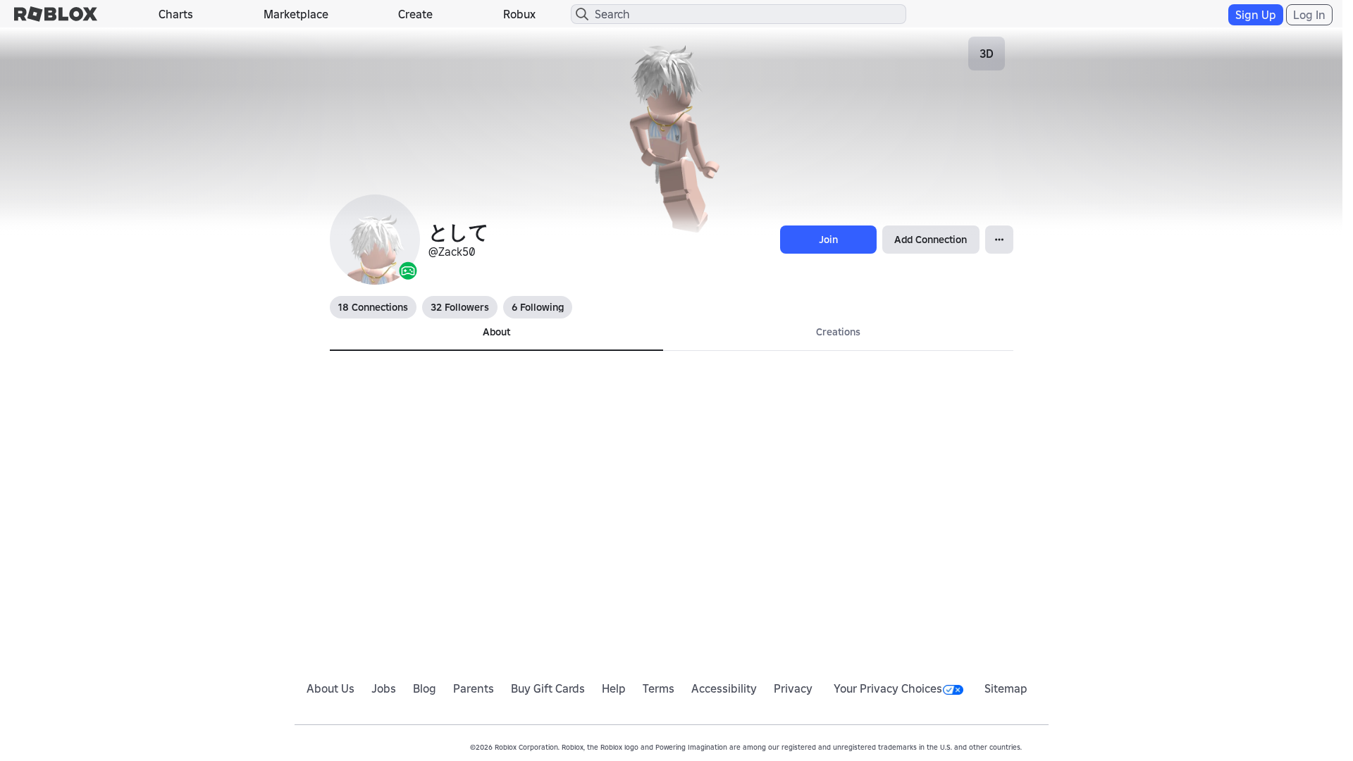 Screenshot of www.roblox.com.bi