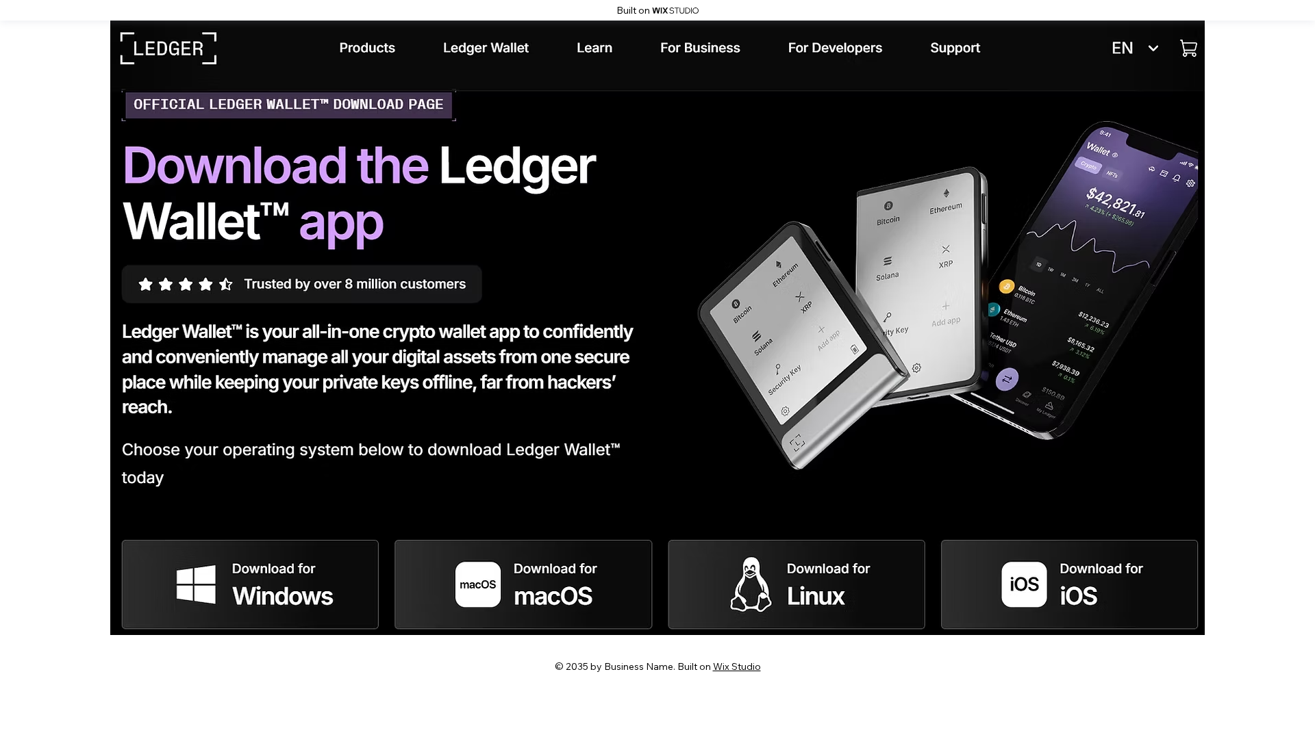 Screenshot of intro-livedesktop.wixstudio.com
