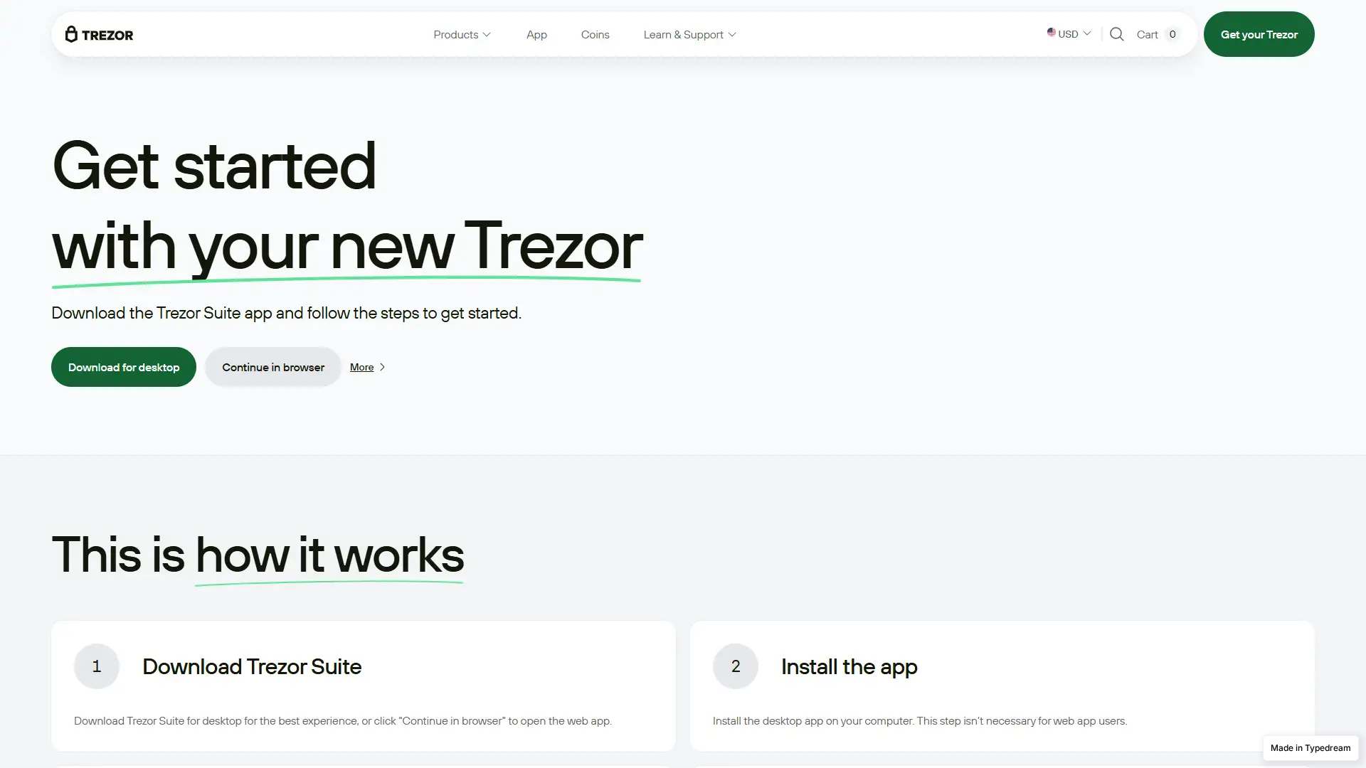 Screenshot of home-tr-z-r-suite-us.typedream.app