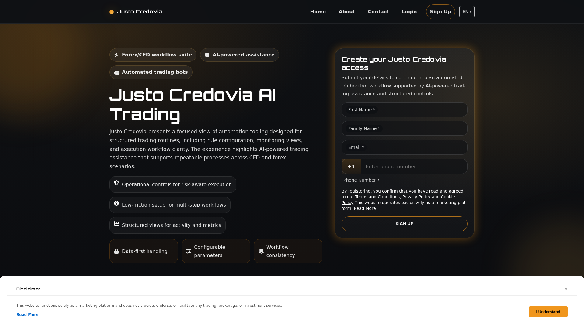 Screenshot of justocredovia.shop