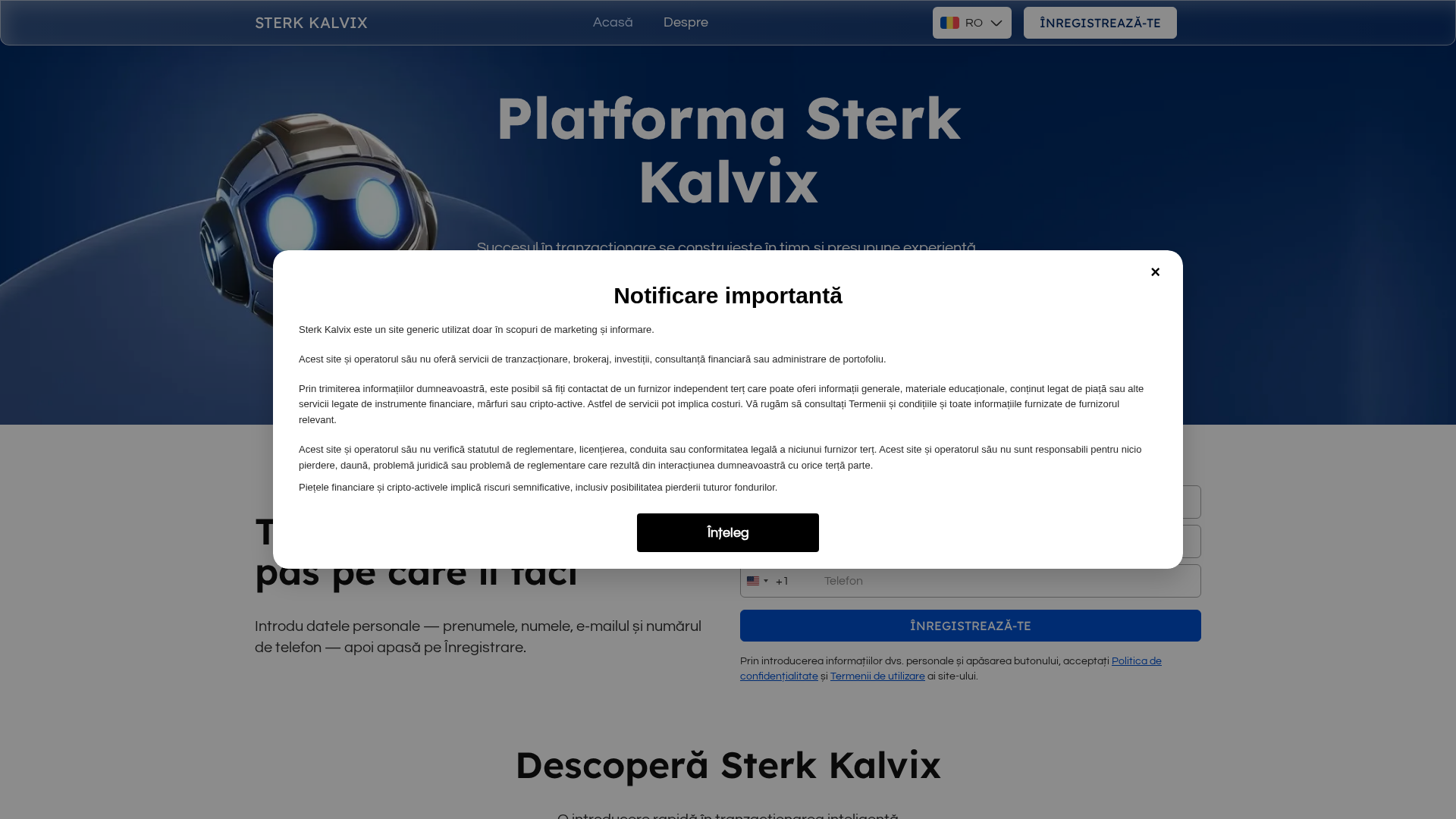 Screenshot of sterkkalvix-ro.live