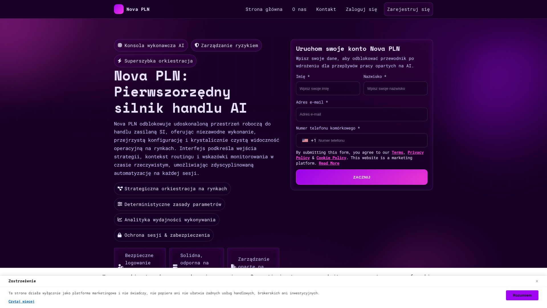 Screenshot of novapln.xyz