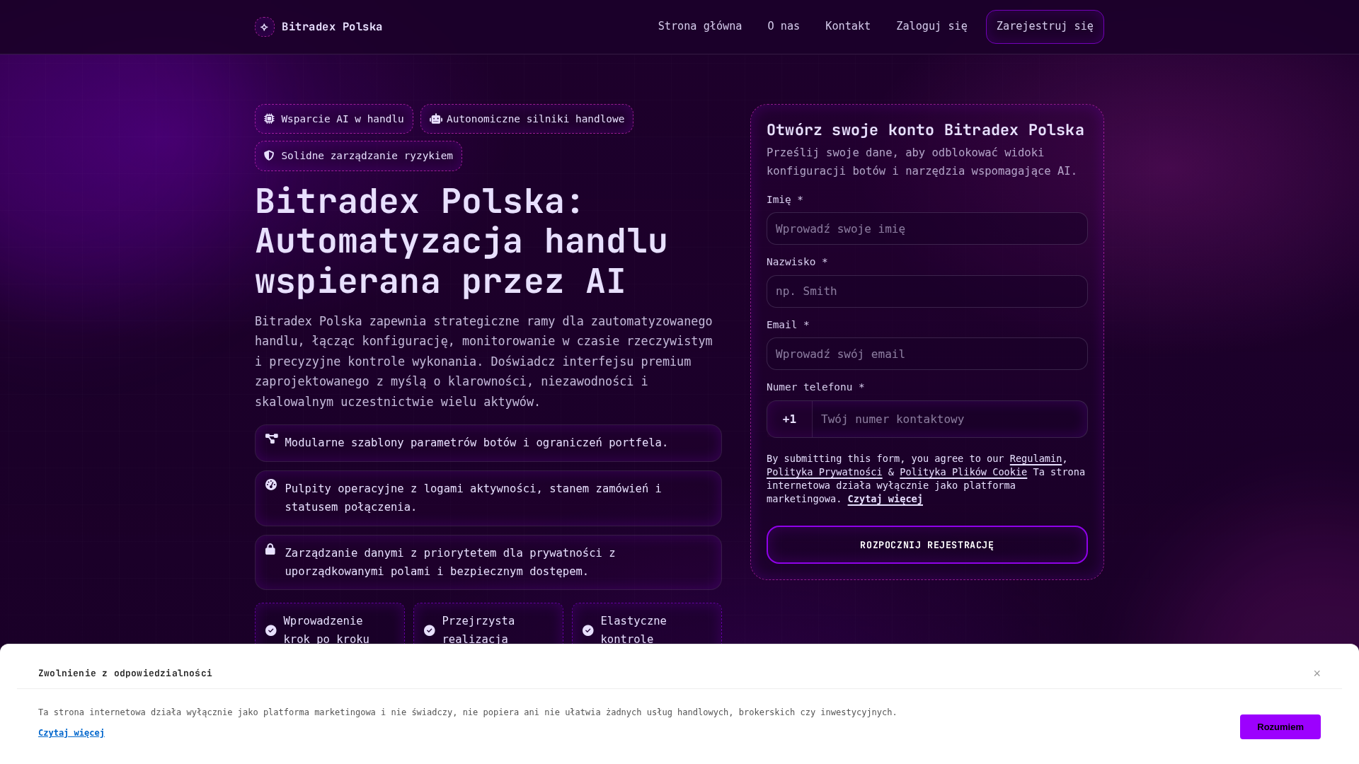 Screenshot of bitradexpolska.pro