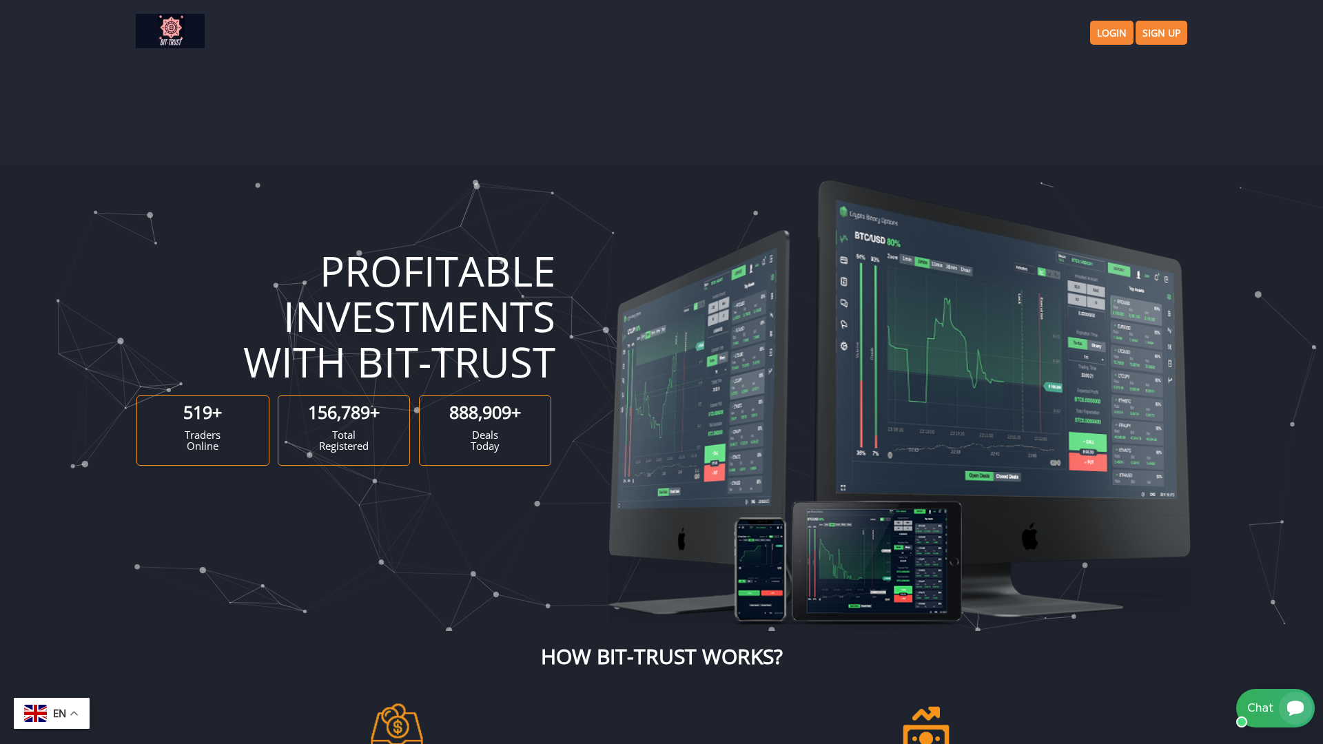 Screenshot of bit-trust.net